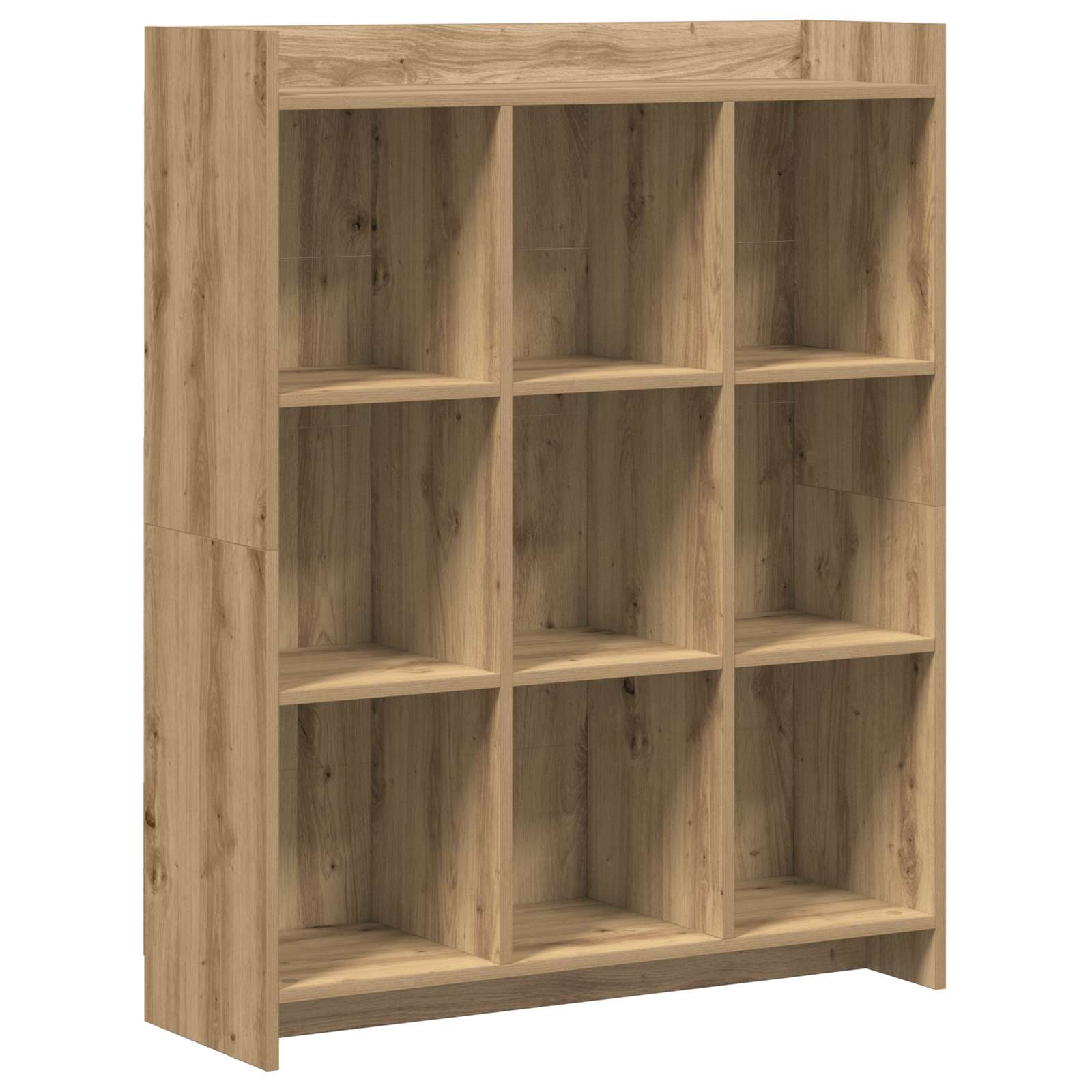 vidaXL Boekenkast Wit 30 x 30 x 111 cm Bewerkt hout