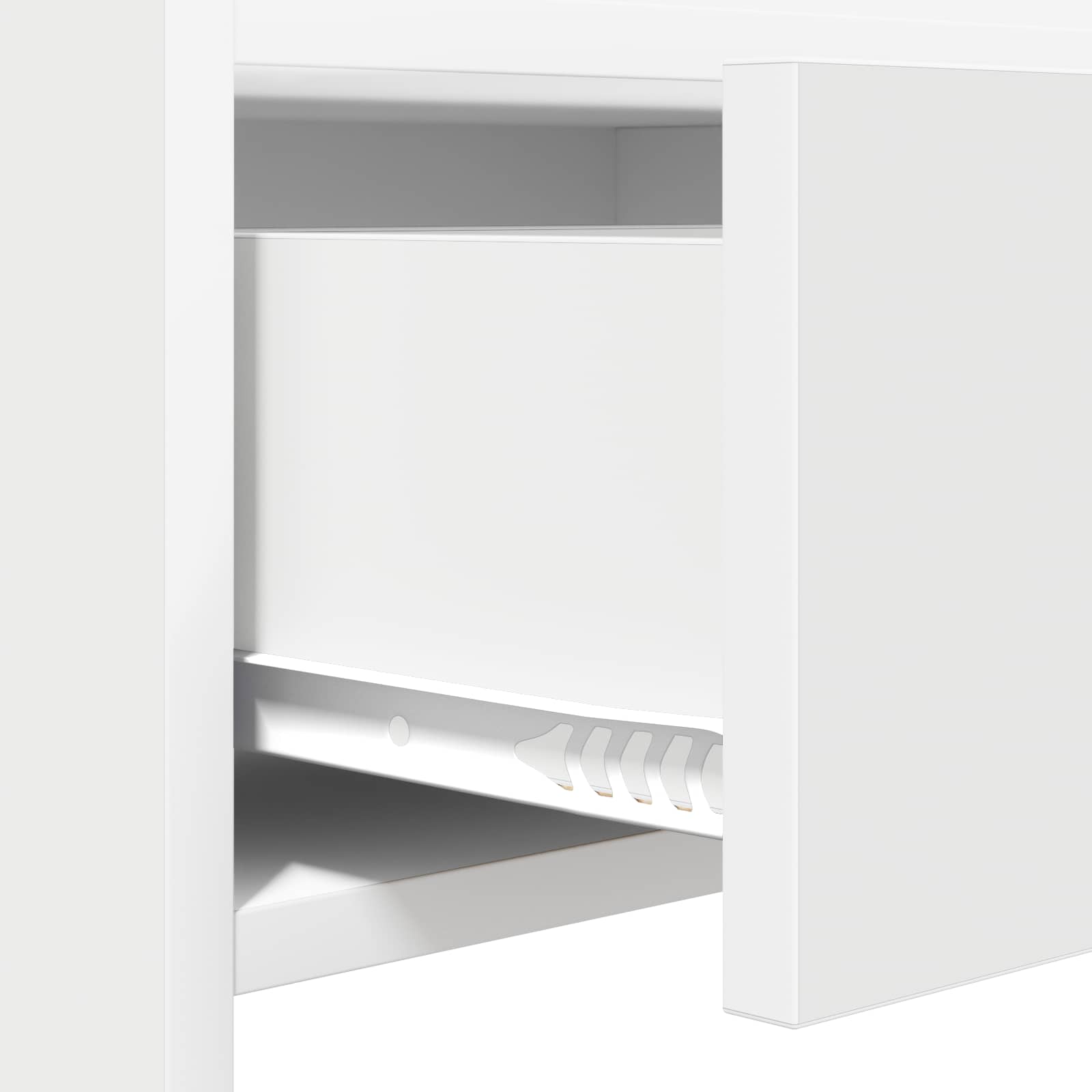 vidaXL Wandtafel Wit 90 x 35 x 80 cm Bewerkt hout