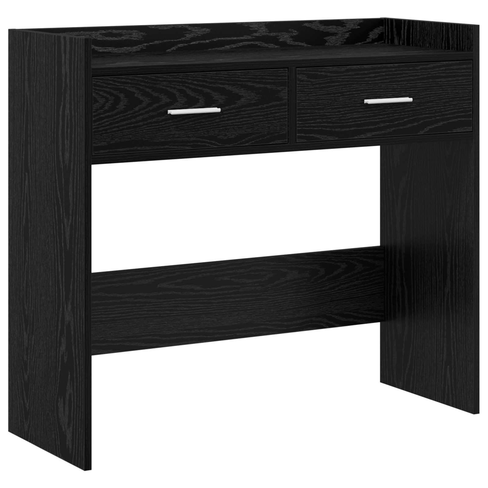 vidaXL Wandtafel Wit 90 x 35 x 80 cm Bewerkt hout