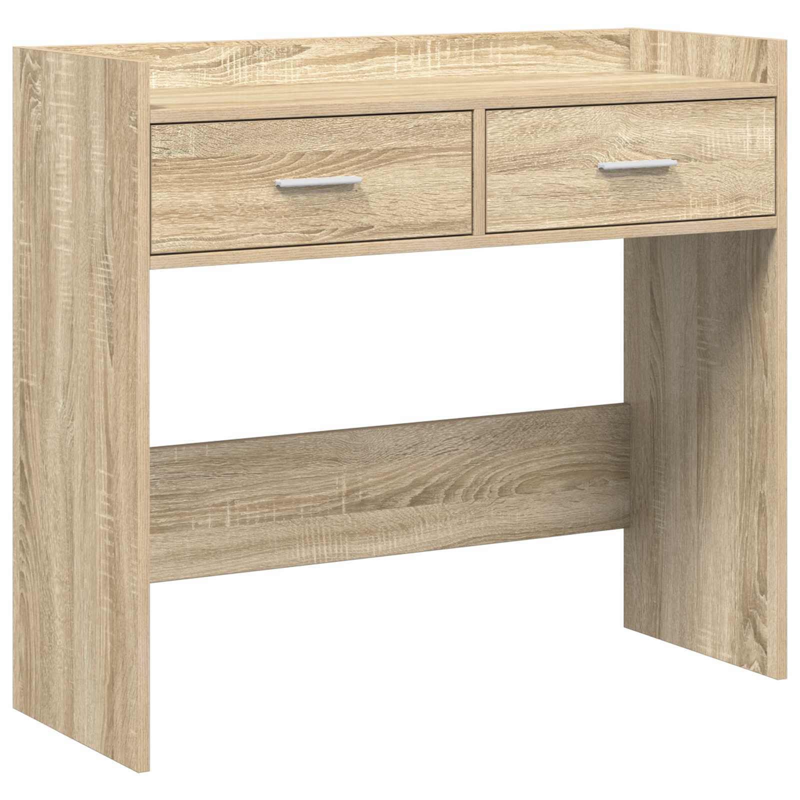 vidaXL Wandtafel Wit 90 x 35 x 80 cm Bewerkt hout
