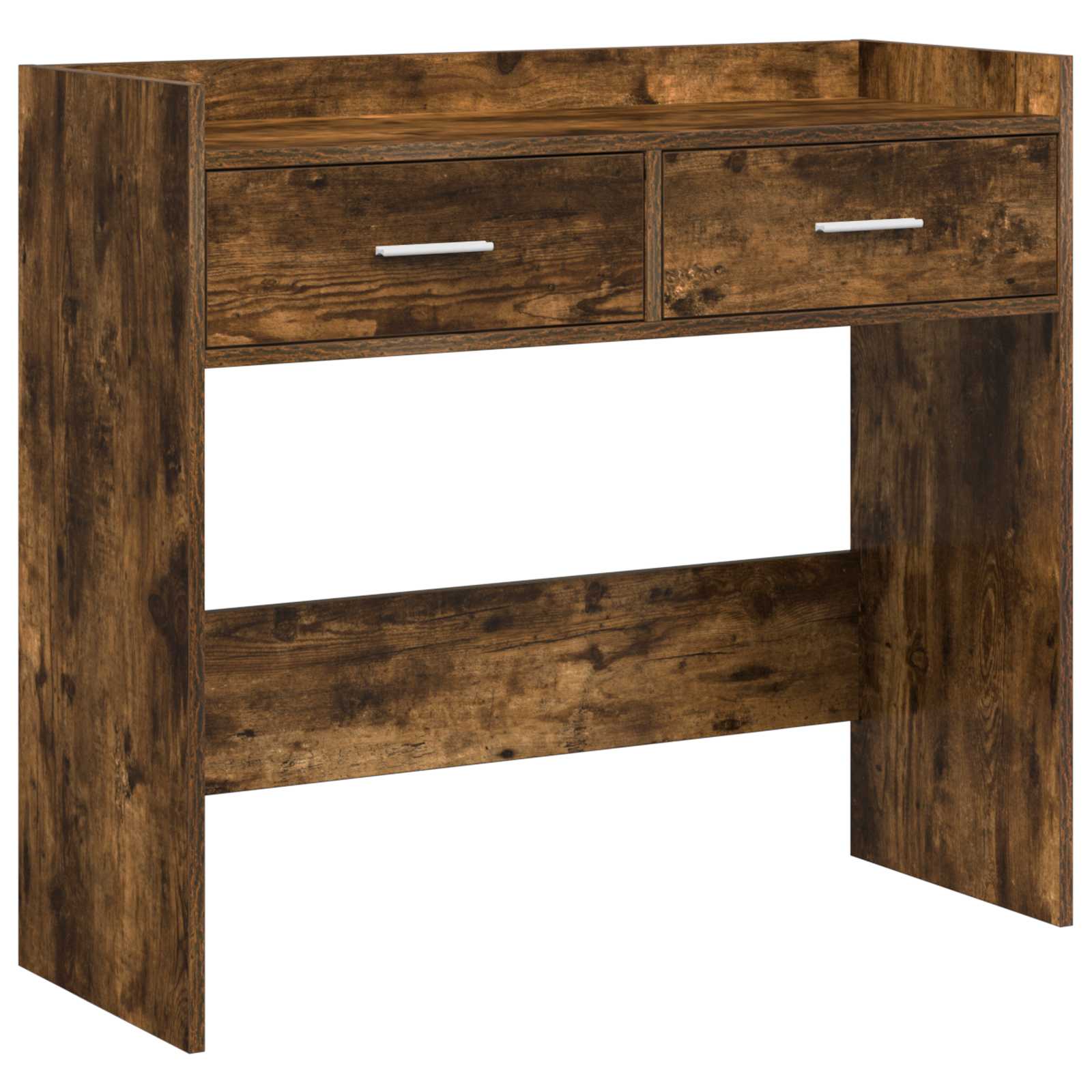 vidaXL Wandtafel Wit 90 x 35 x 80 cm Bewerkt hout