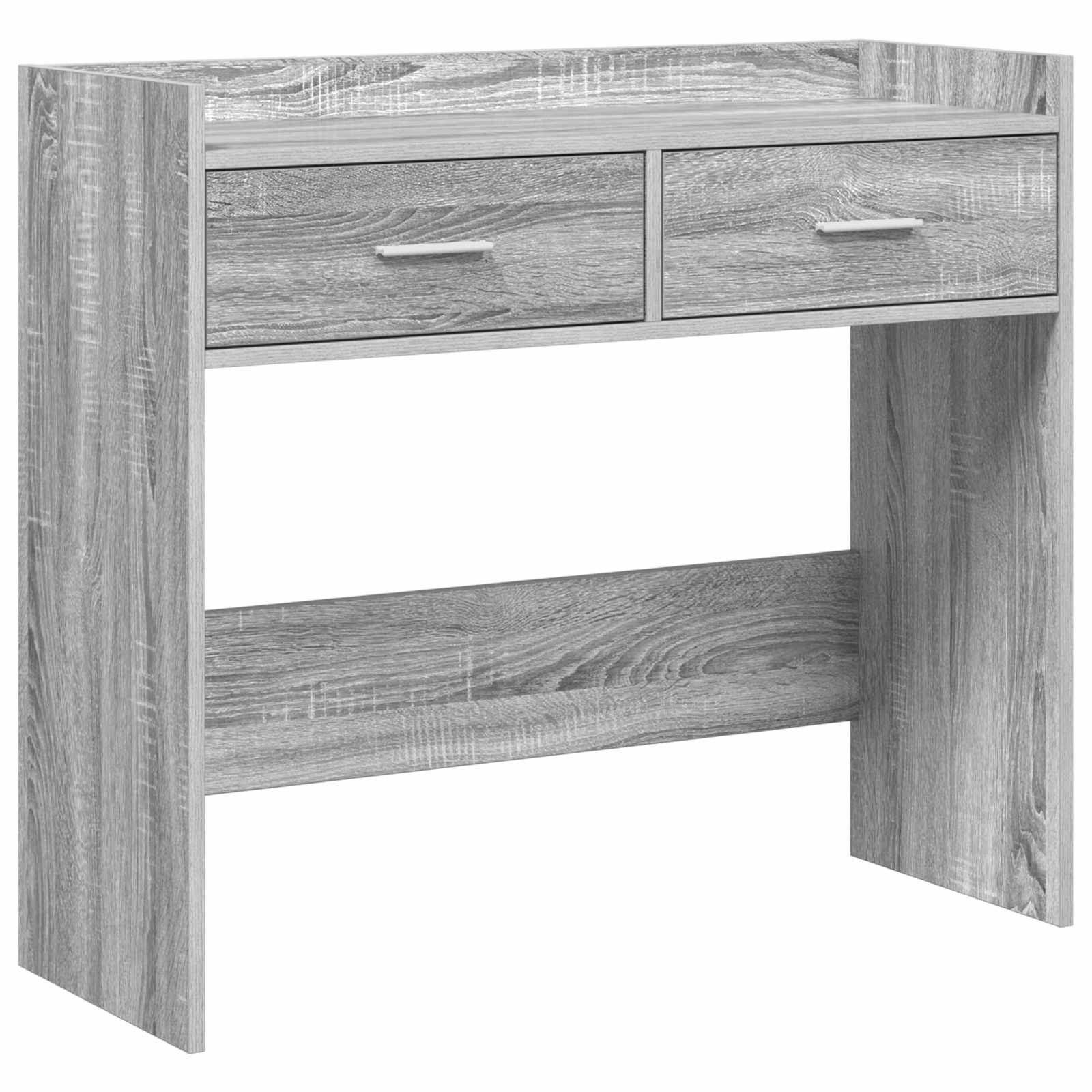 vidaXL Wandtafel Wit 90 x 35 x 80 cm Bewerkt hout