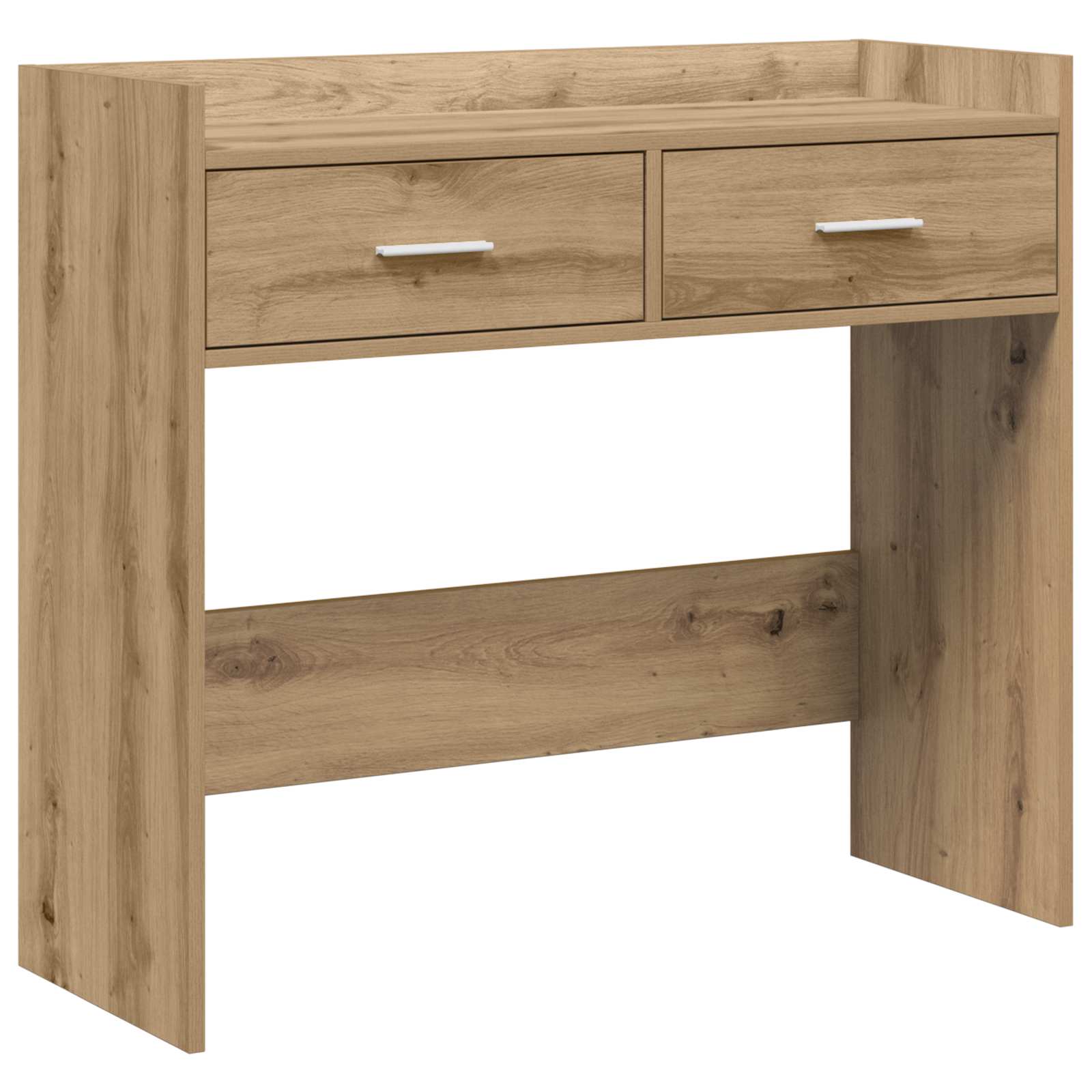 vidaXL Wandtafel Wit 90 x 35 x 80 cm Bewerkt hout