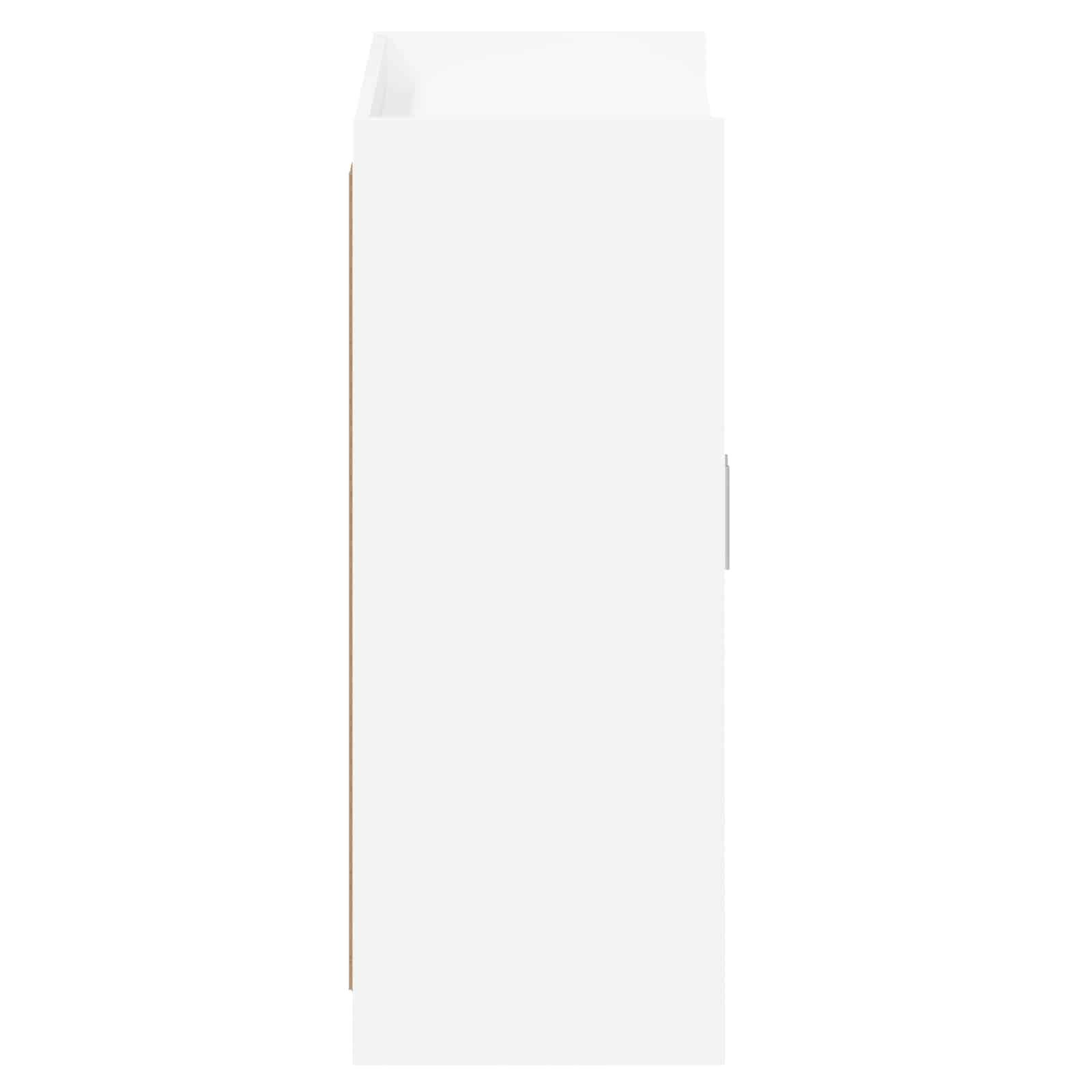 vidaXL Schoenenkast met opslag Wit 73,5 x 36 x 92 cm Bewerkt hout