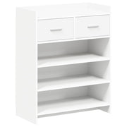 vidaXL Schoenenkast met lade Wit 73,5 x 36 x 92 cm Bewerkt hout