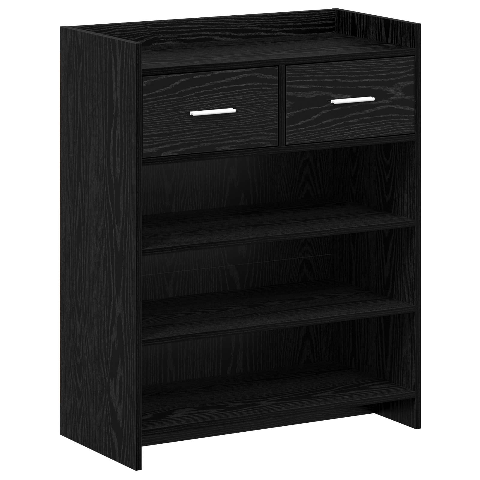 vidaXL Schoenenkast met lade Wit 73,5 x 36 x 92 cm Bewerkt hout