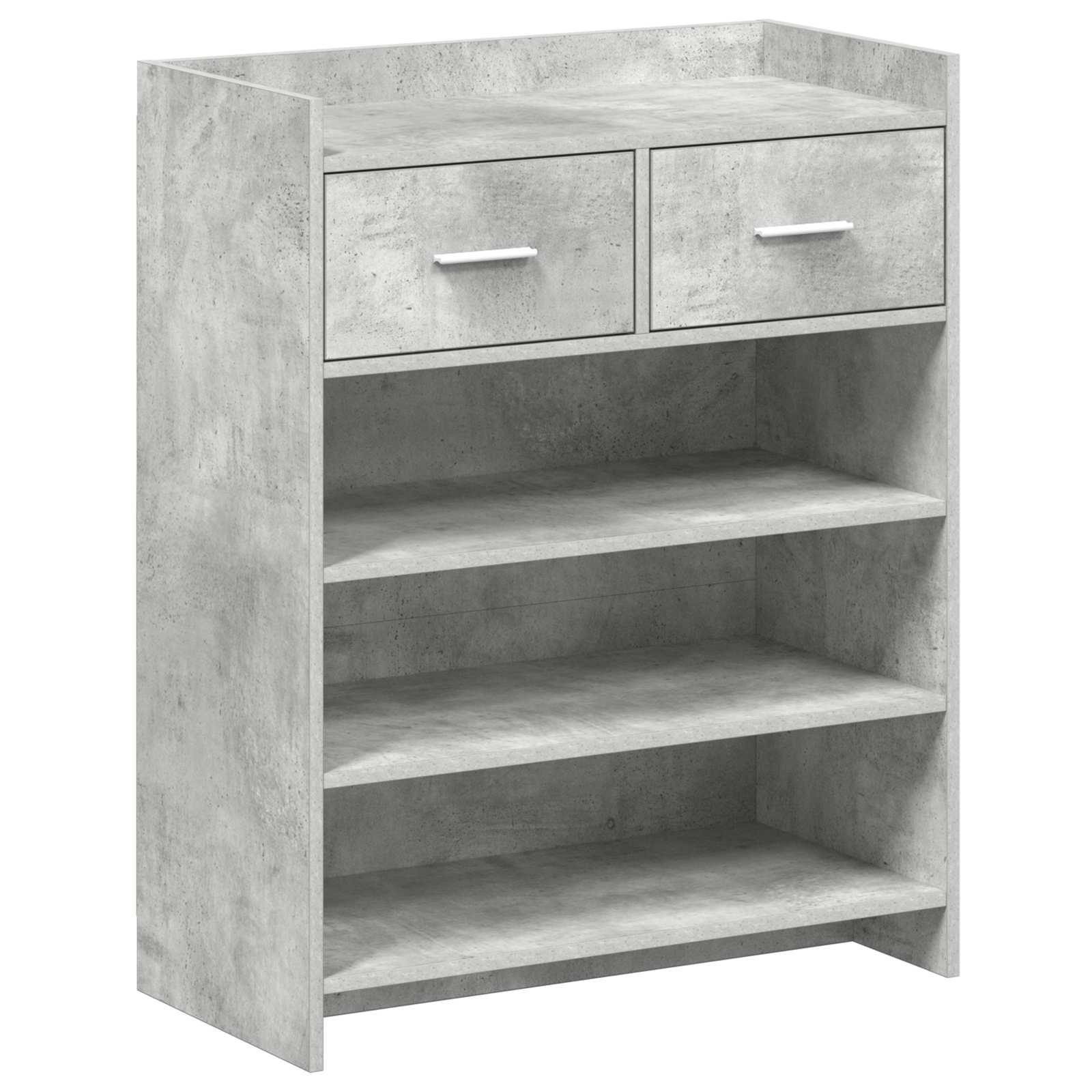 vidaXL Schoenenkast met lade Wit 73,5 x 36 x 92 cm Bewerkt hout