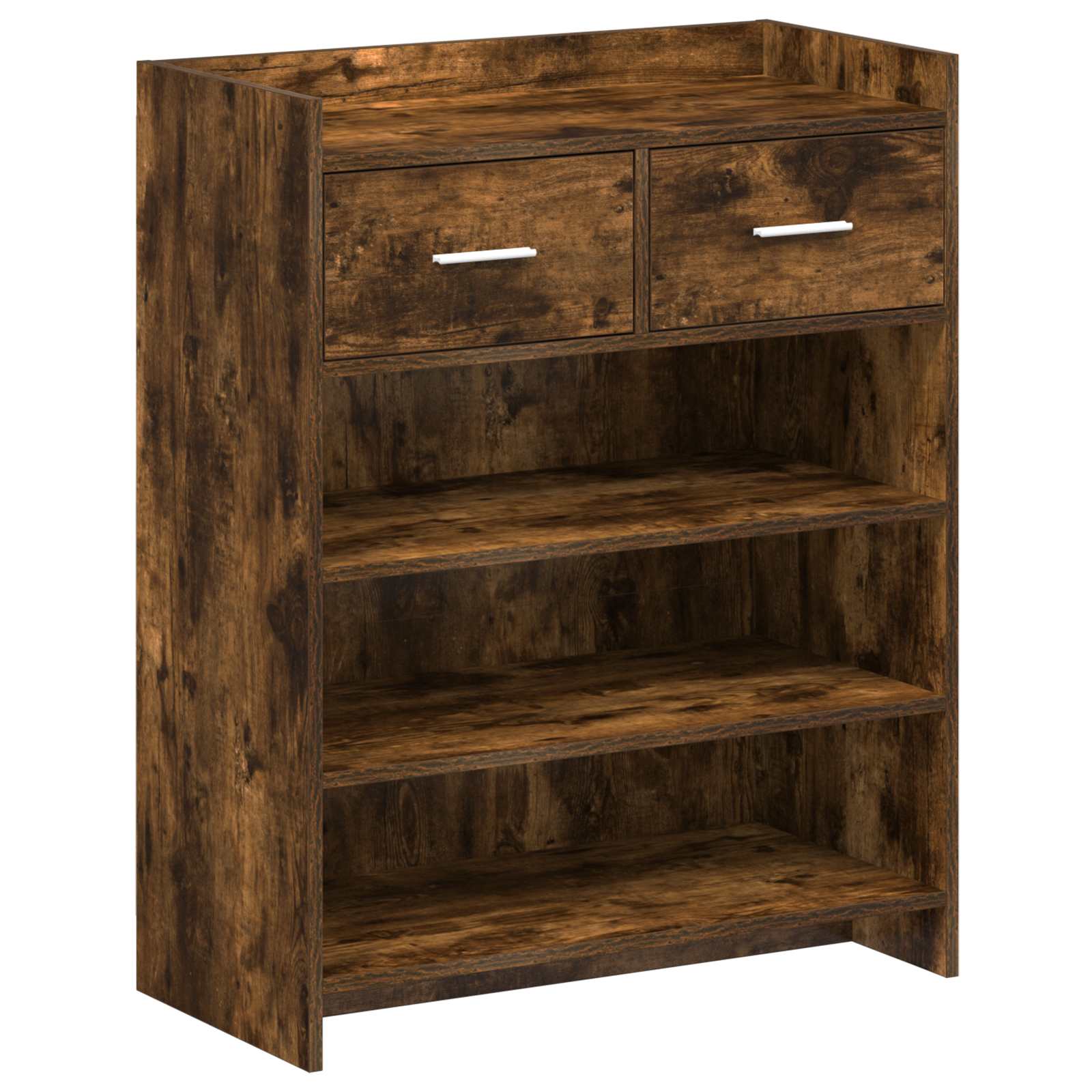 vidaXL Schoenenkast met lade Wit 73,5 x 36 x 92 cm Bewerkt hout
