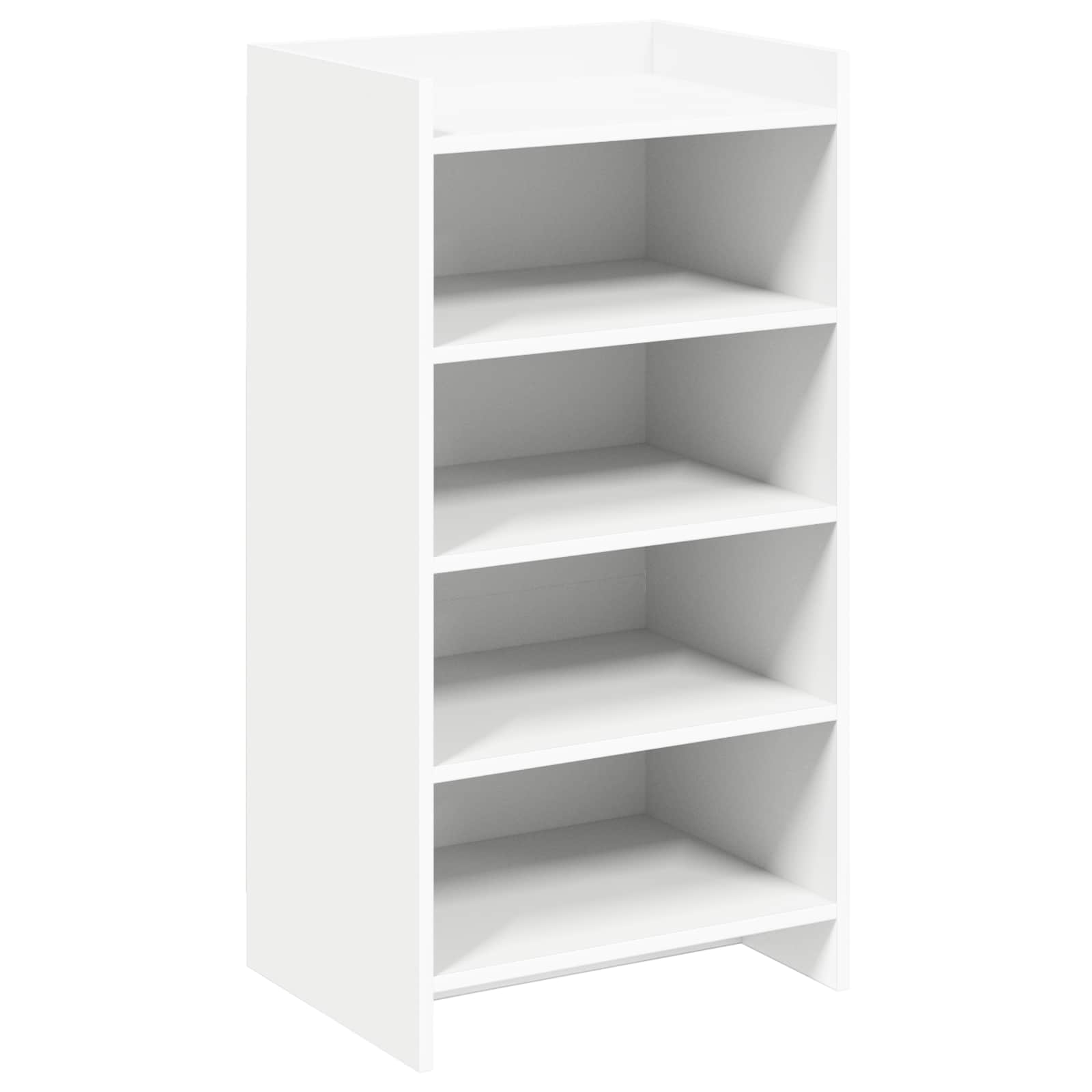 vidaXL Schoenenkast met opslag Wit 48 x 36 x 92 cm Bewerkt hout