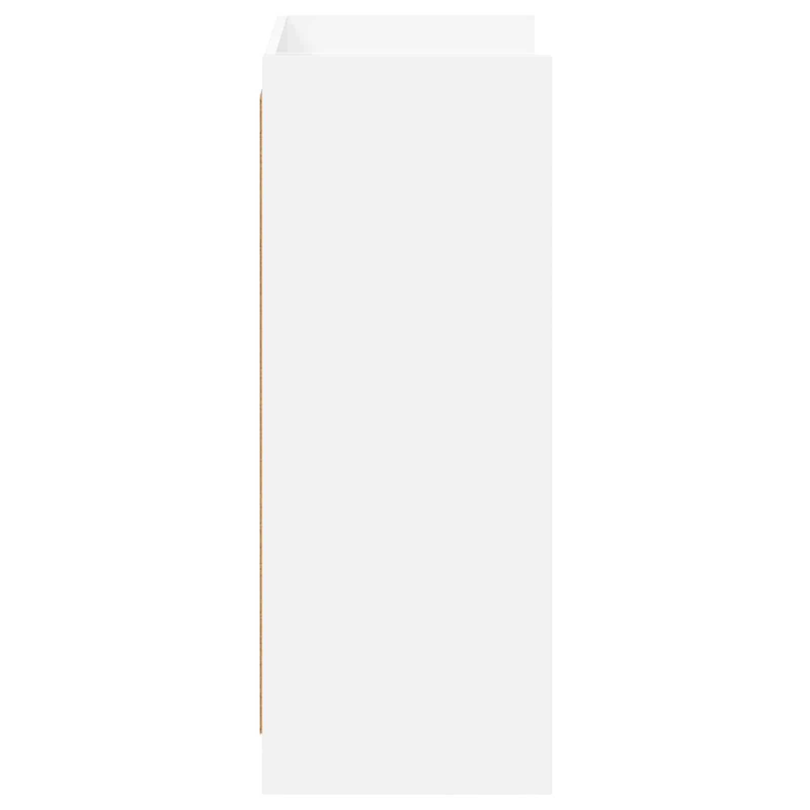 vidaXL Schoenenkast met opslag Wit 48 x 36 x 92 cm Bewerkt hout
