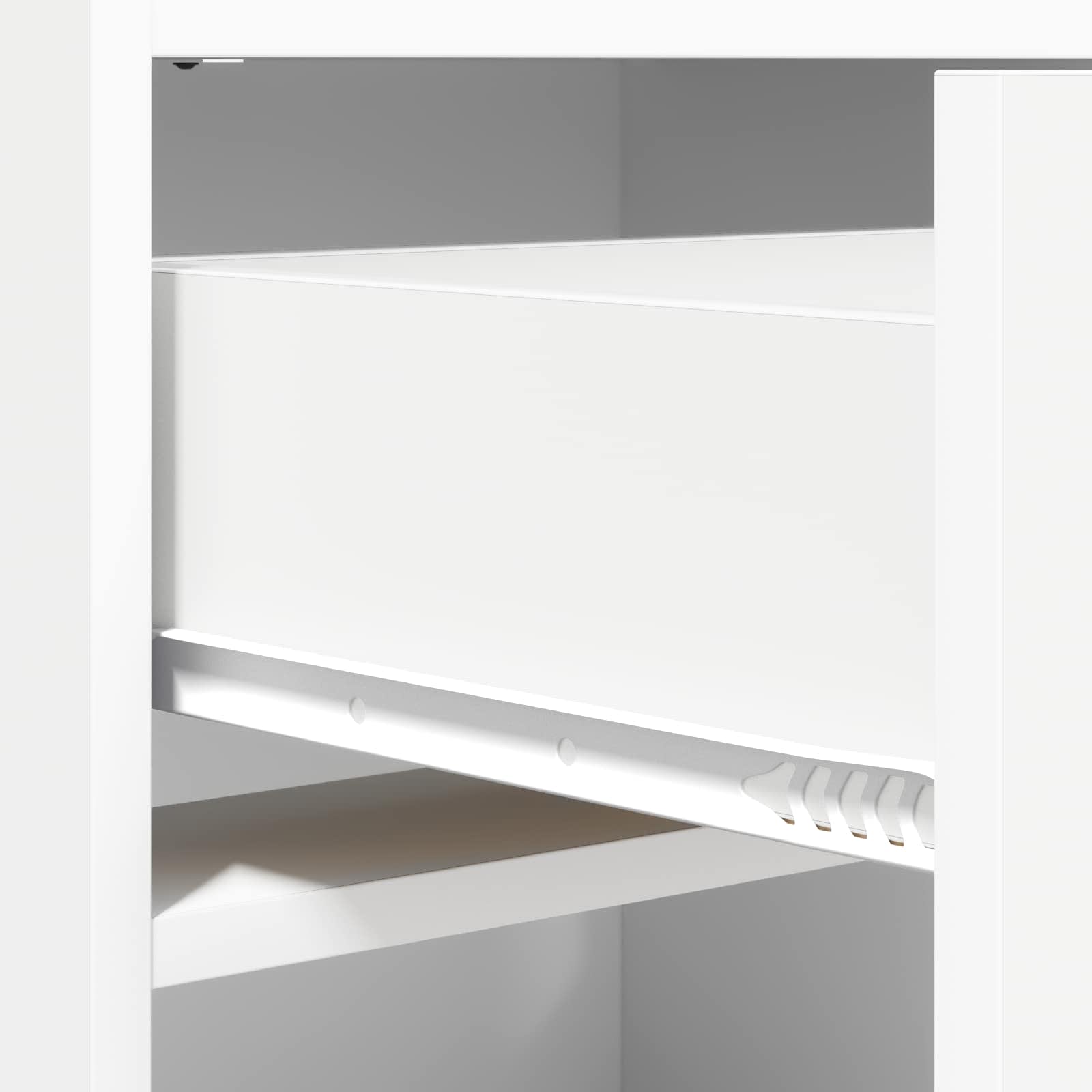 vidaXL Schoenenkast met lade Wit 48 x 36 x 92 cm Bewerkt hout