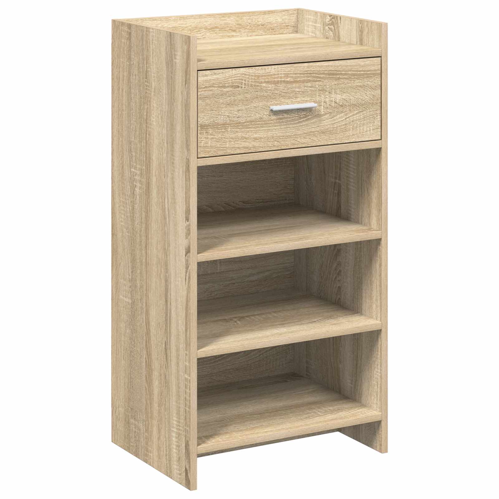 vidaXL Schoenenkast met lade Wit 48 x 36 x 92 cm Bewerkt hout