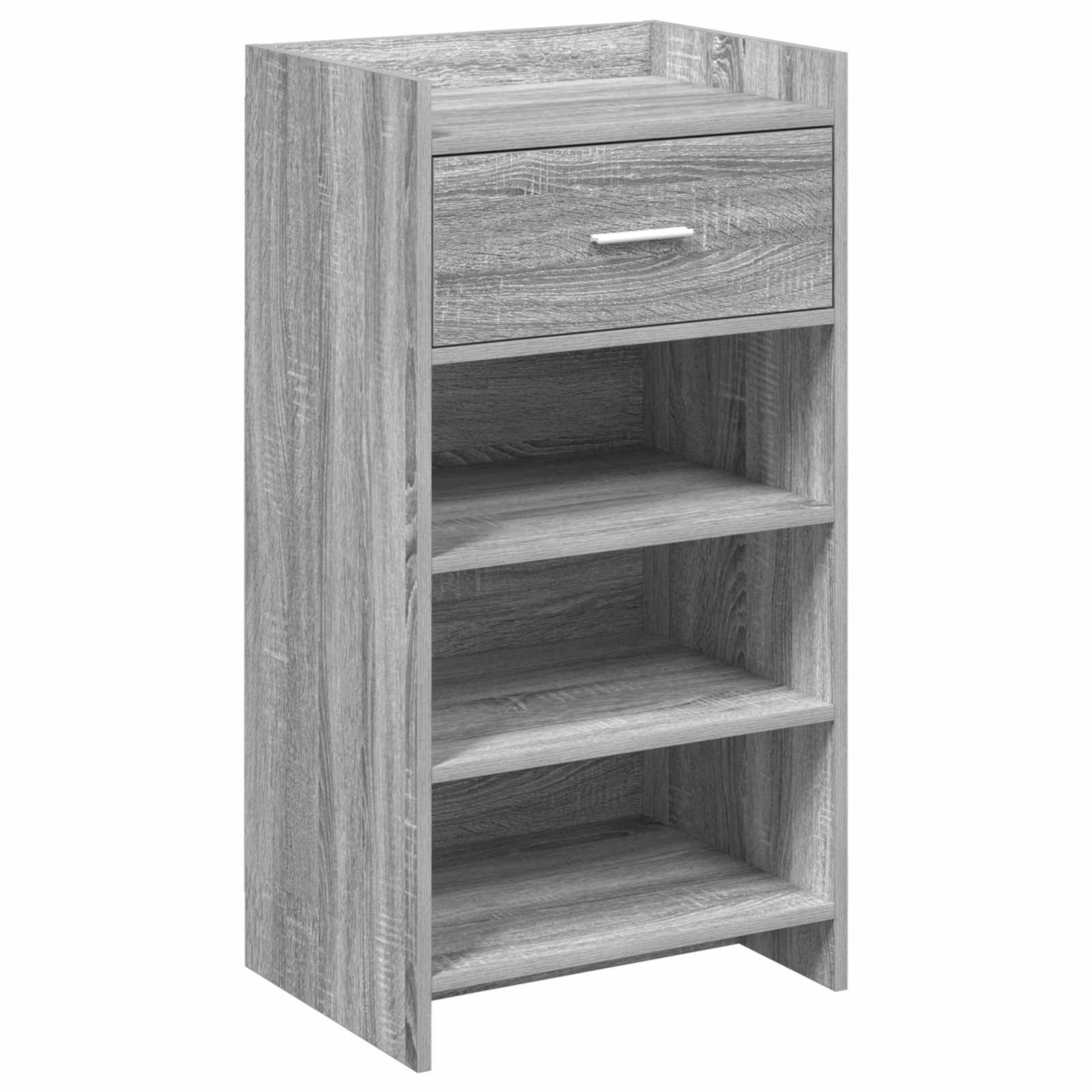 vidaXL Schoenenkast met lade Wit 48 x 36 x 92 cm Bewerkt hout