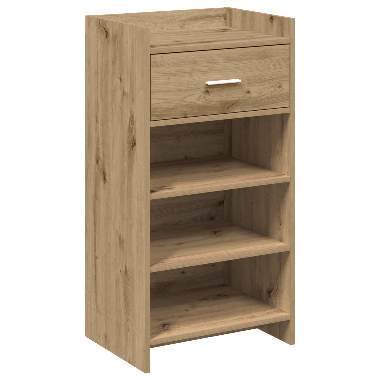 vidaXL Schoenenkast met lade Wit 48 x 36 x 92 cm Bewerkt hout