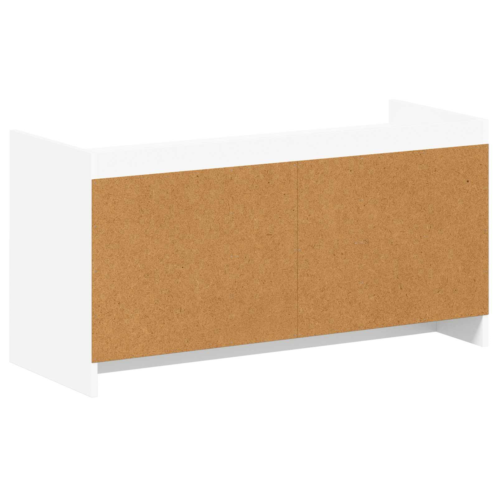 vidaXL Schoenenkast met opslag Wit 100 x 39,5 x 51 cm Bewerkt hout