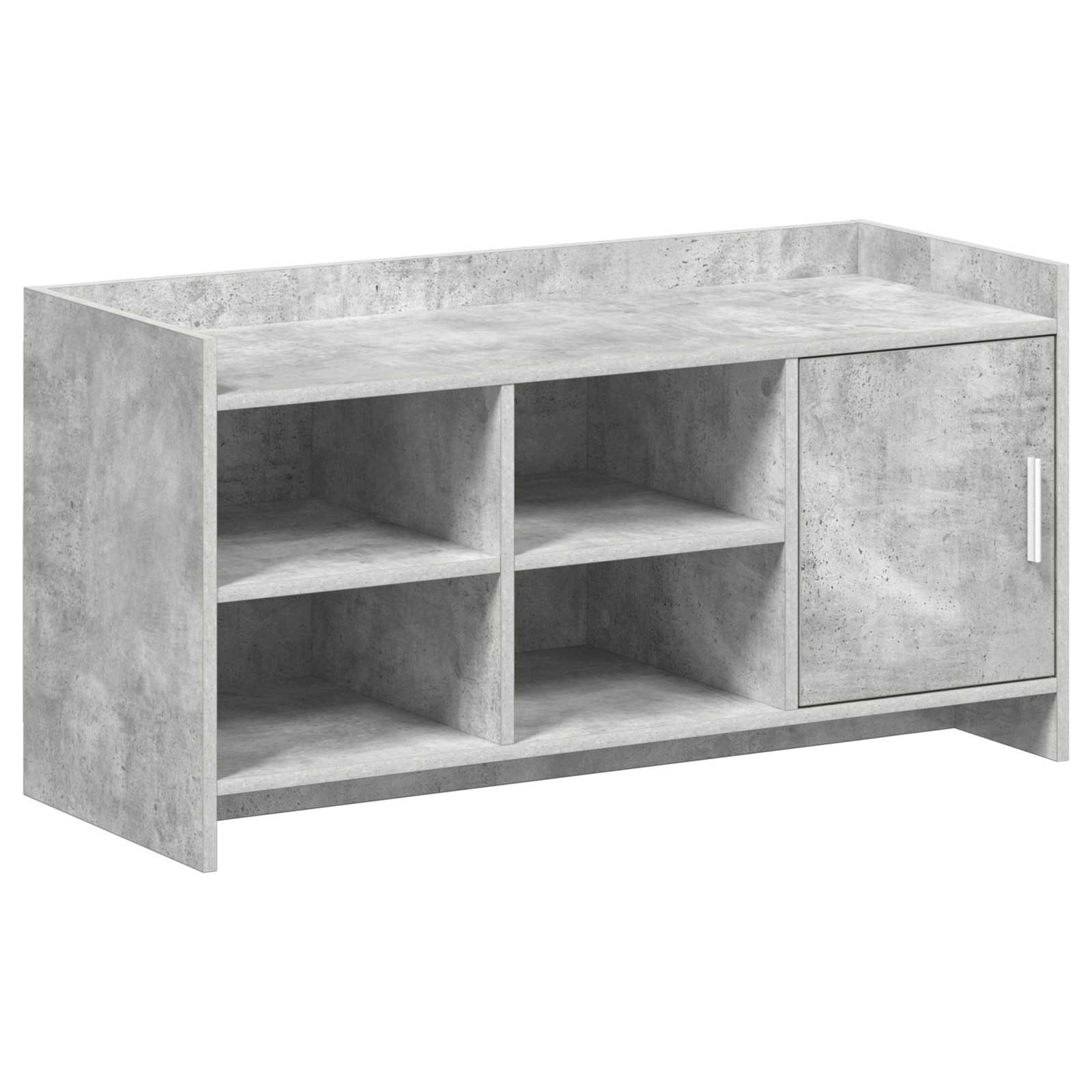 vidaXL Schoenenkast met opslag Wit 100 x 39,5 x 51 cm Bewerkt hout