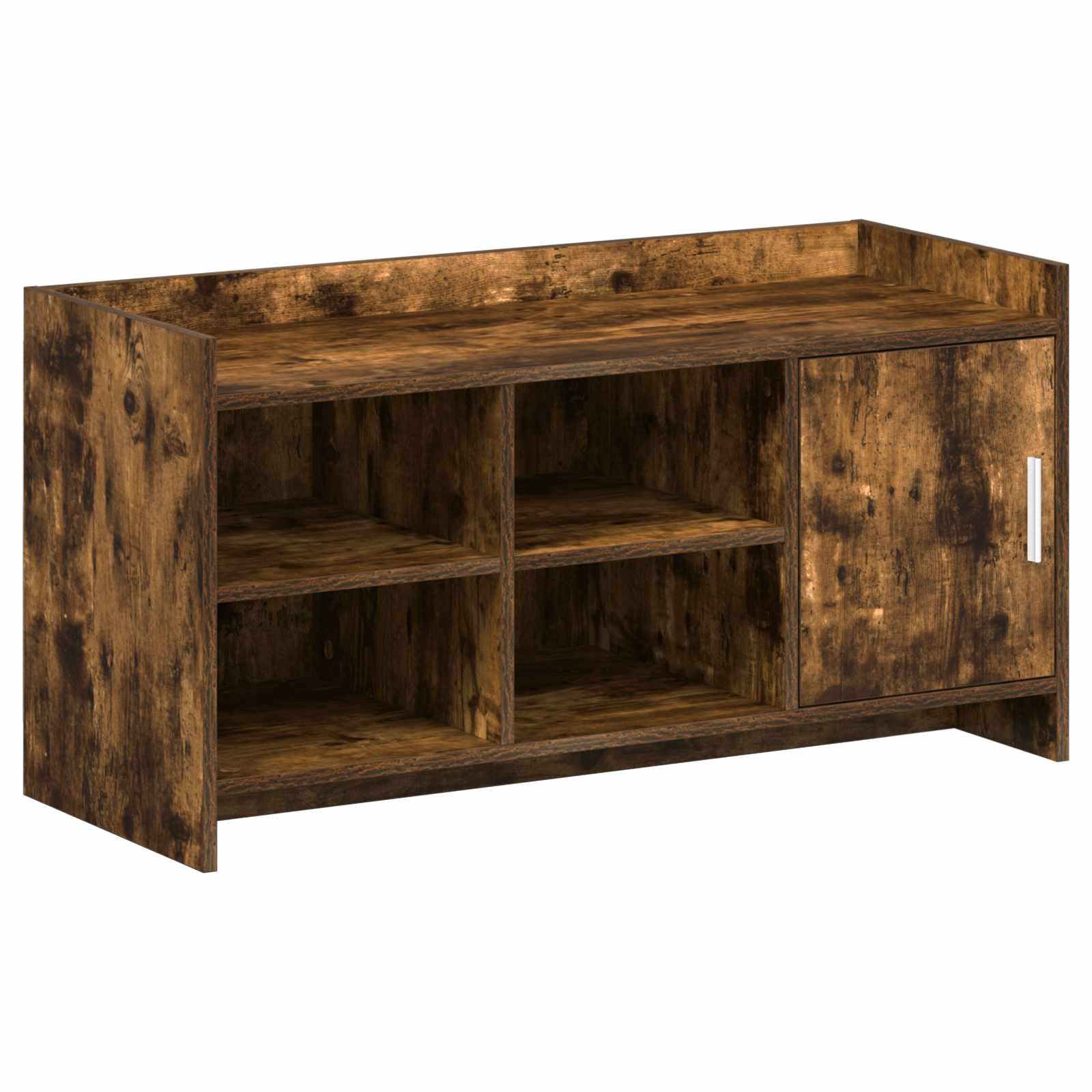 vidaXL Schoenenkast met opslag Wit 100 x 39,5 x 51 cm Bewerkt hout