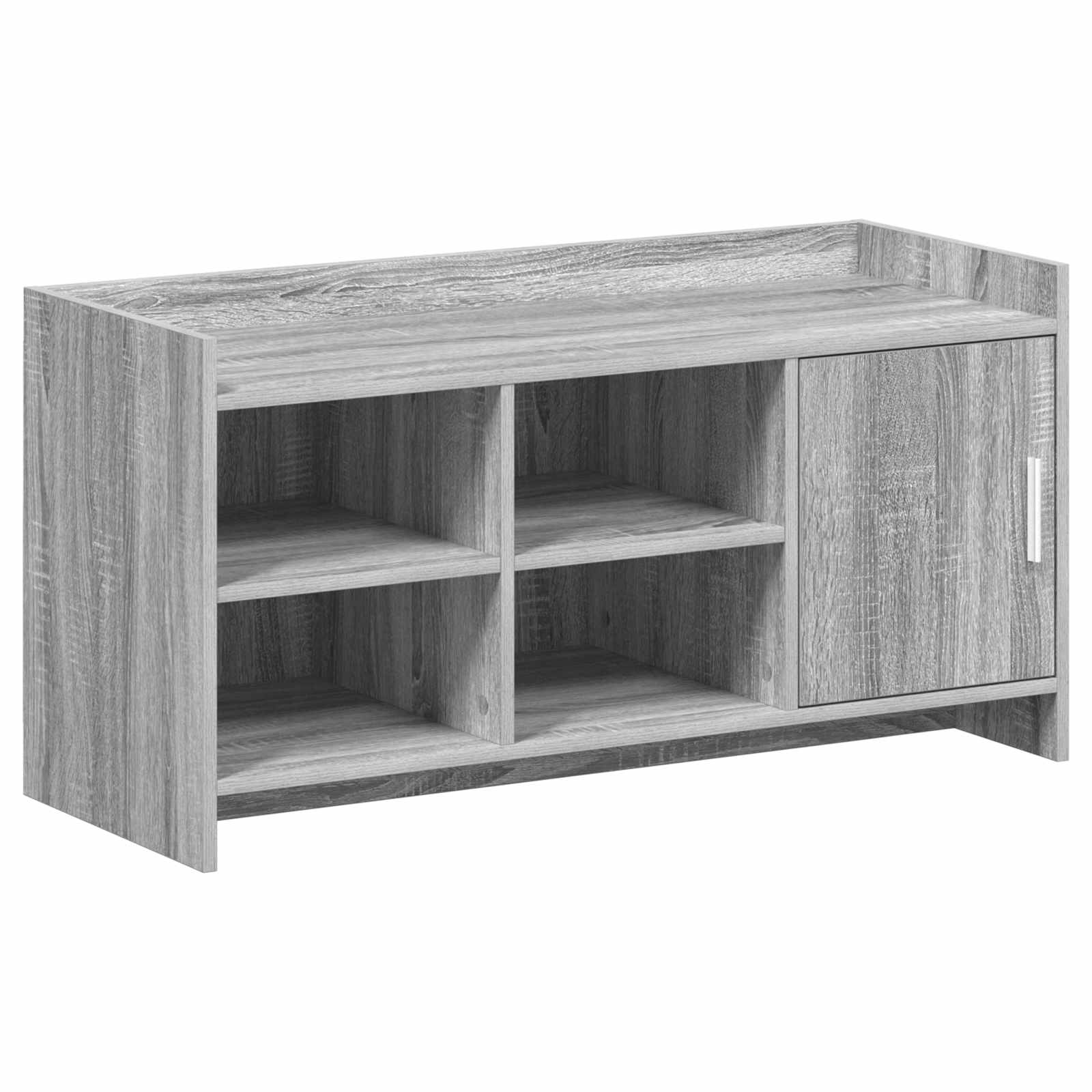 vidaXL Schoenenkast met opslag Wit 100 x 39,5 x 51 cm Bewerkt hout