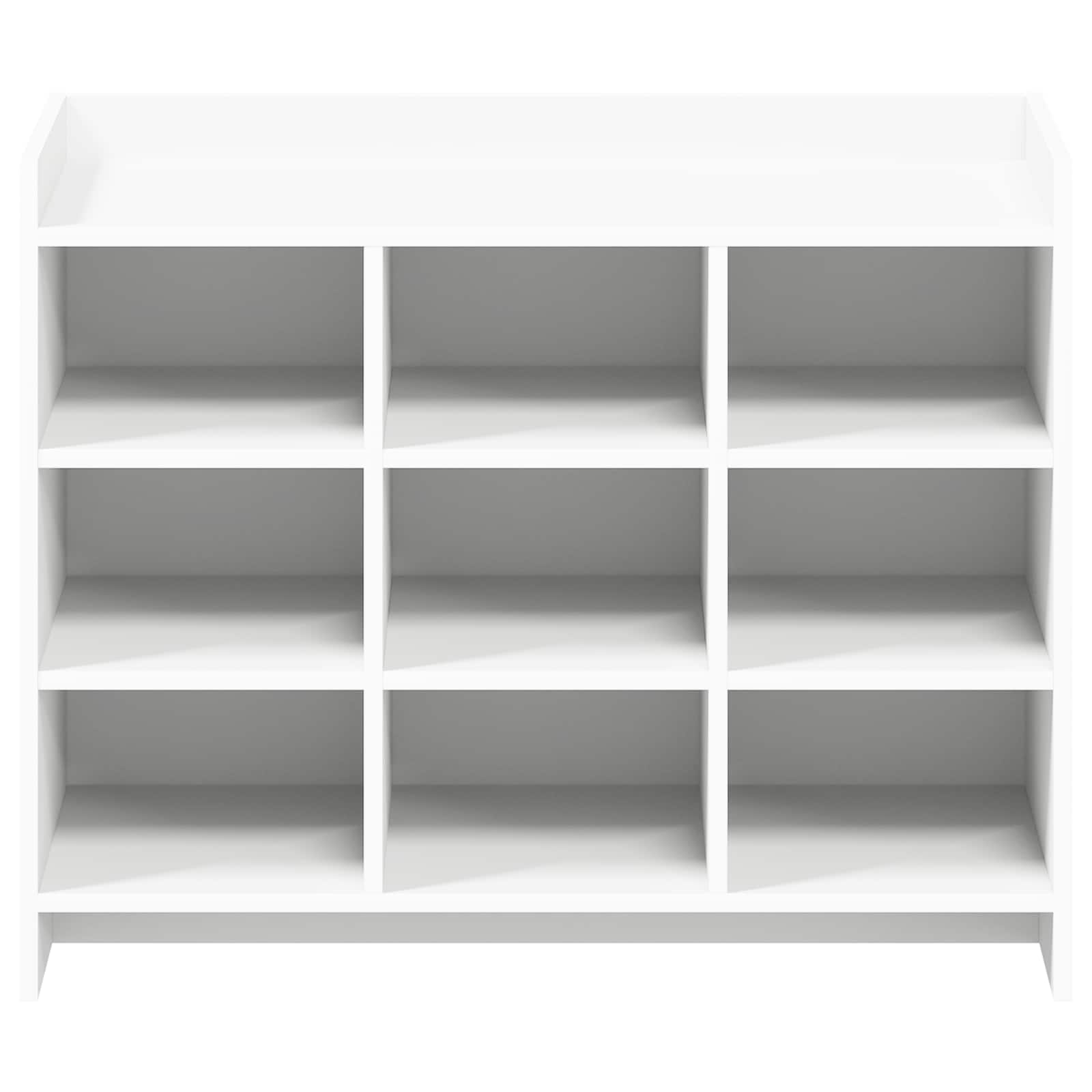vidaXL Schoenenkast met opslag Wit 85 x 39,5 x 70 cm Bewerkt hout