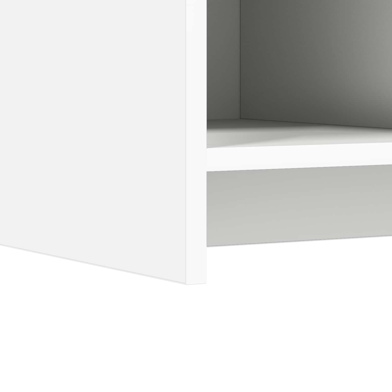 vidaXL Schoenenkast met opslag Wit 85 x 39,5 x 70 cm Bewerkt hout