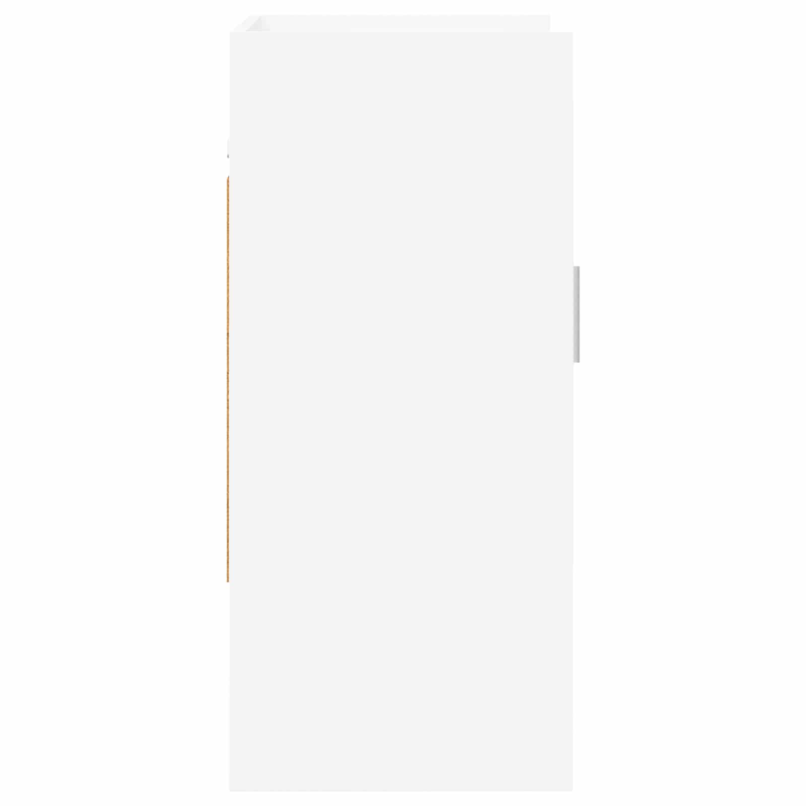 vidaXL Wandplank Muurmontage Wit 80 x 36 x 80 cm Bewerkt hout