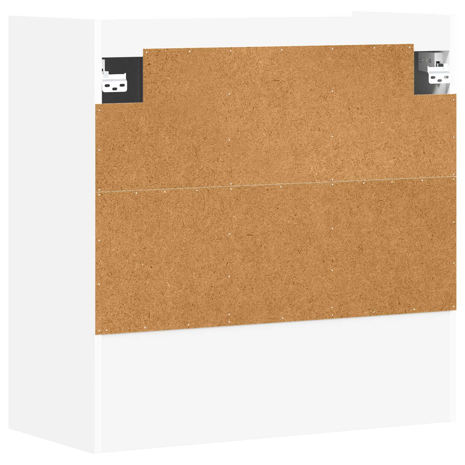 vidaXL Wandplank Muurmontage Wit 80 x 36 x 80 cm Bewerkt hout