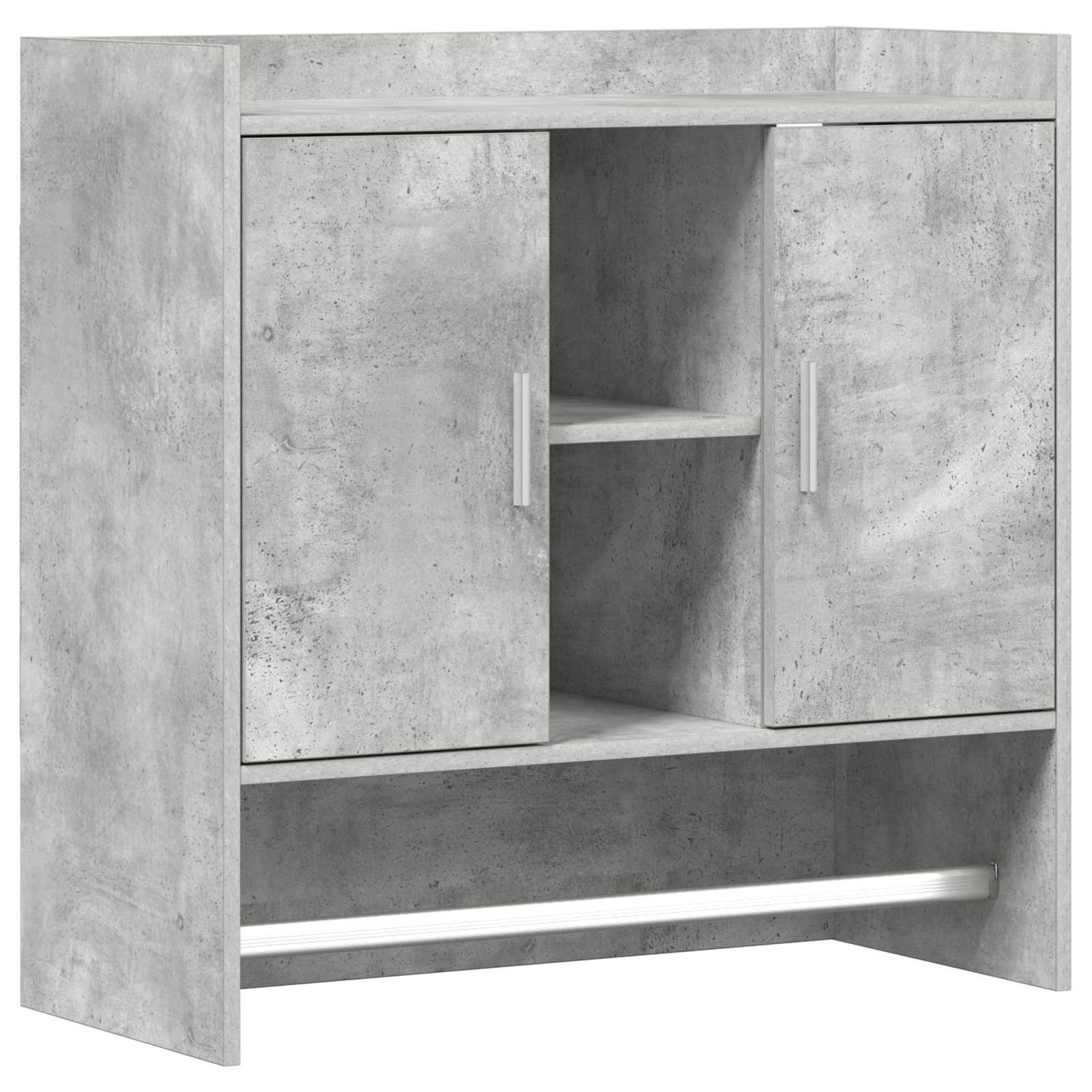 vidaXL Wandplank Muurmontage Wit 80 x 36 x 80 cm Bewerkt hout