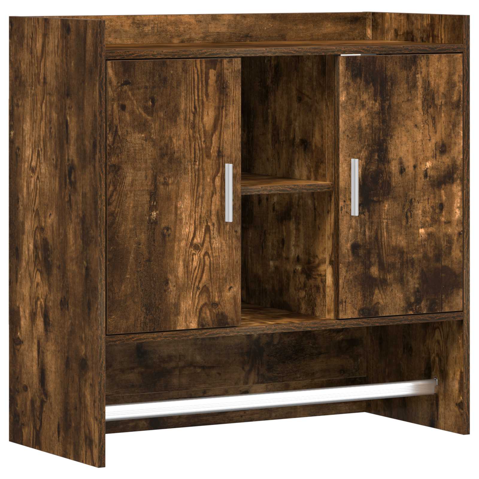 vidaXL Wandplank Muurmontage Wit 80 x 36 x 80 cm Bewerkt hout