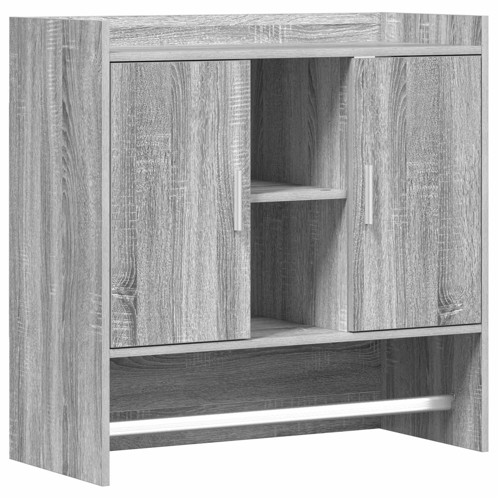 vidaXL Wandplank Muurmontage Wit 80 x 36 x 80 cm Bewerkt hout