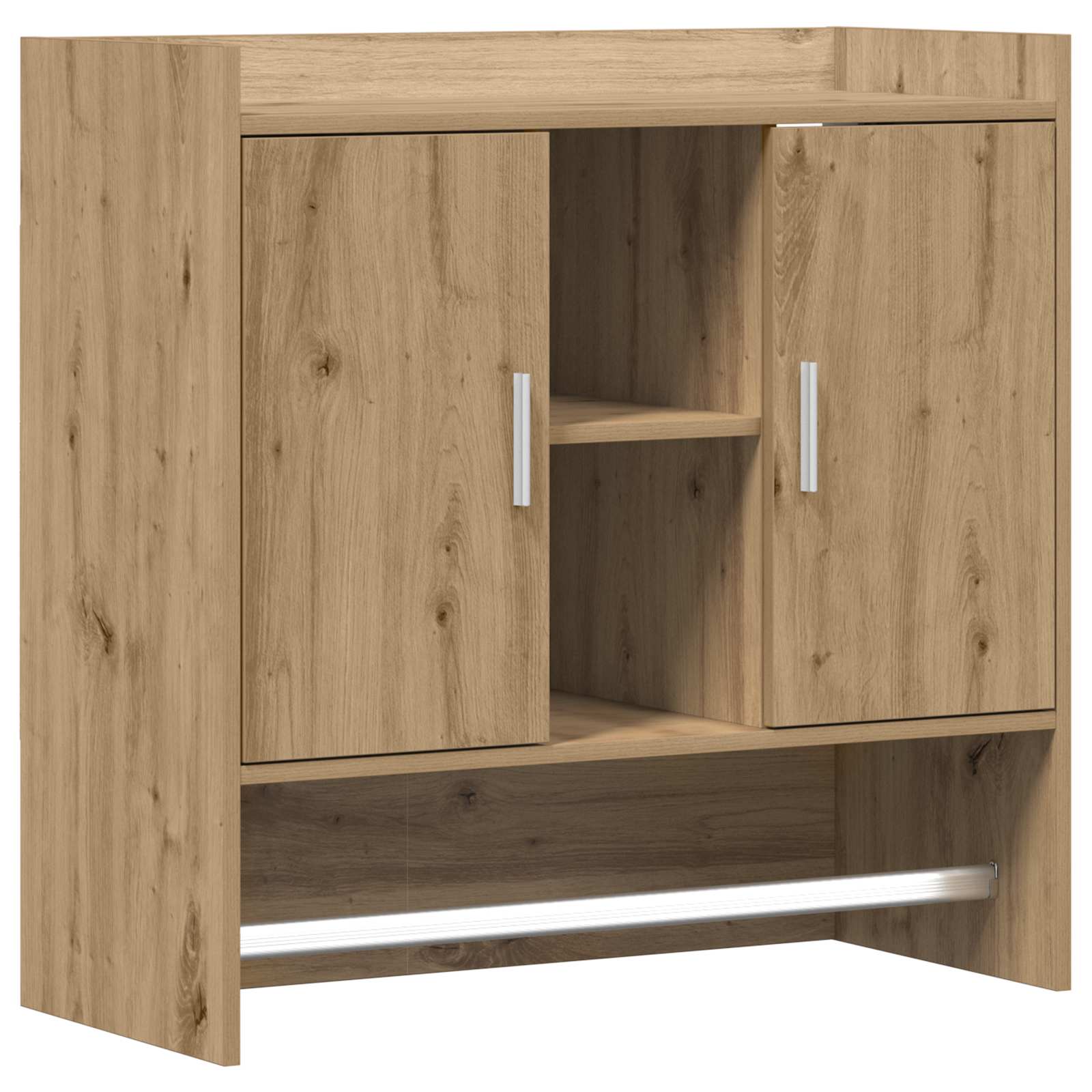 vidaXL Wandplank Muurmontage Wit 80 x 36 x 80 cm Bewerkt hout
