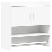vidaXL Wandplank Muurmontage Wit 80 x 36 x 80 cm Bewerkt hout