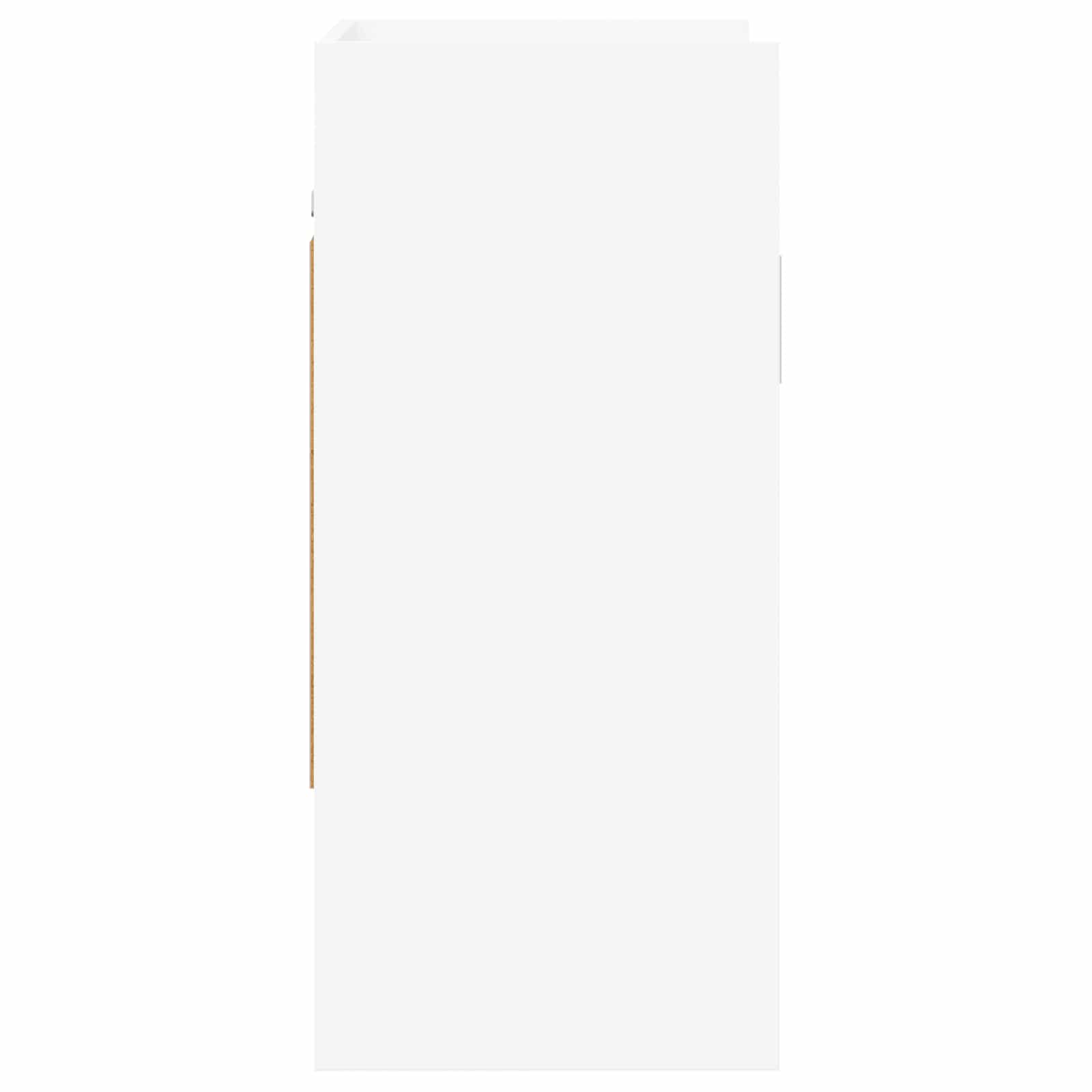 vidaXL Wandplank Muurmontage Wit 80 x 36 x 80 cm Bewerkt hout
