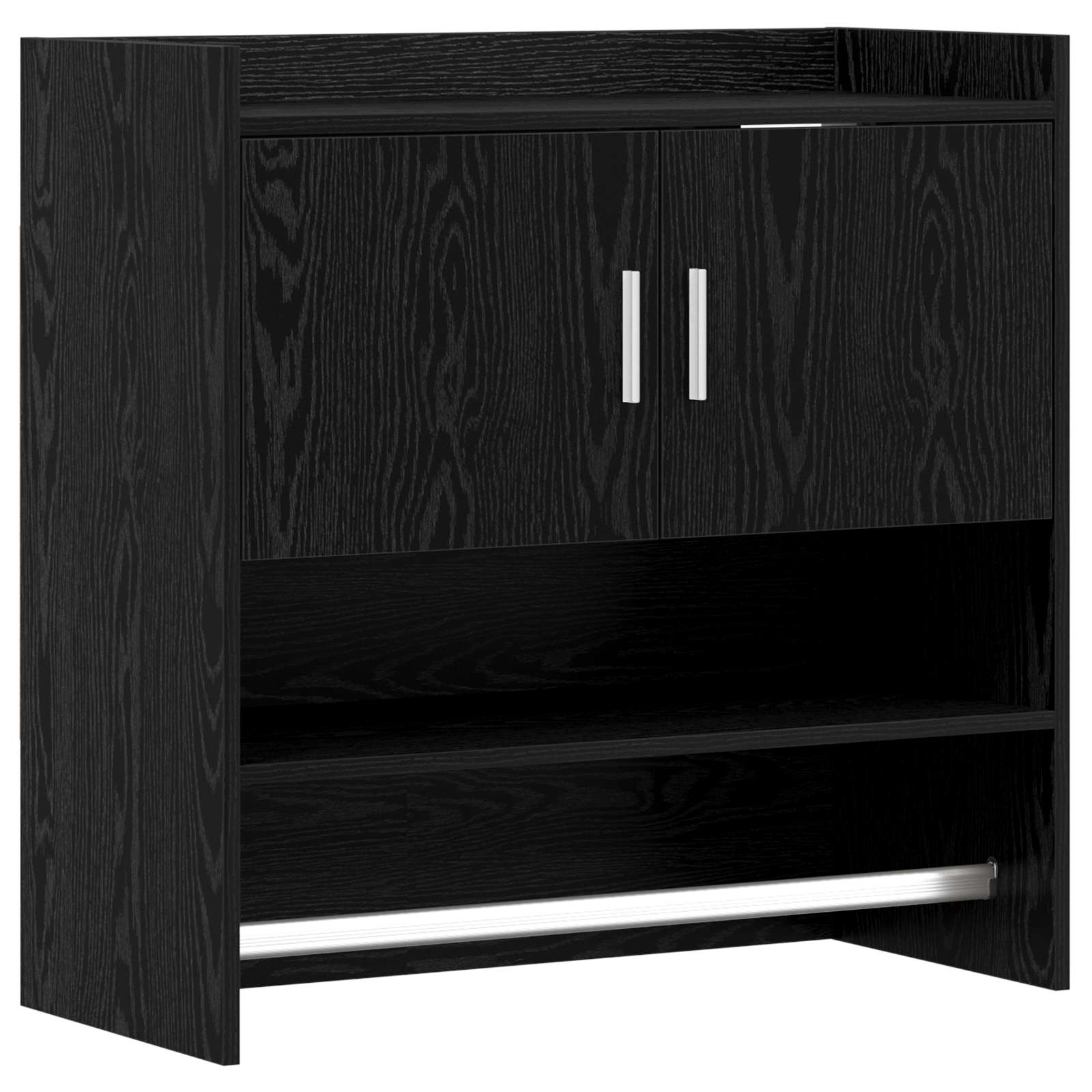 vidaXL Wandplank Muurmontage Wit 80 x 36 x 80 cm Bewerkt hout