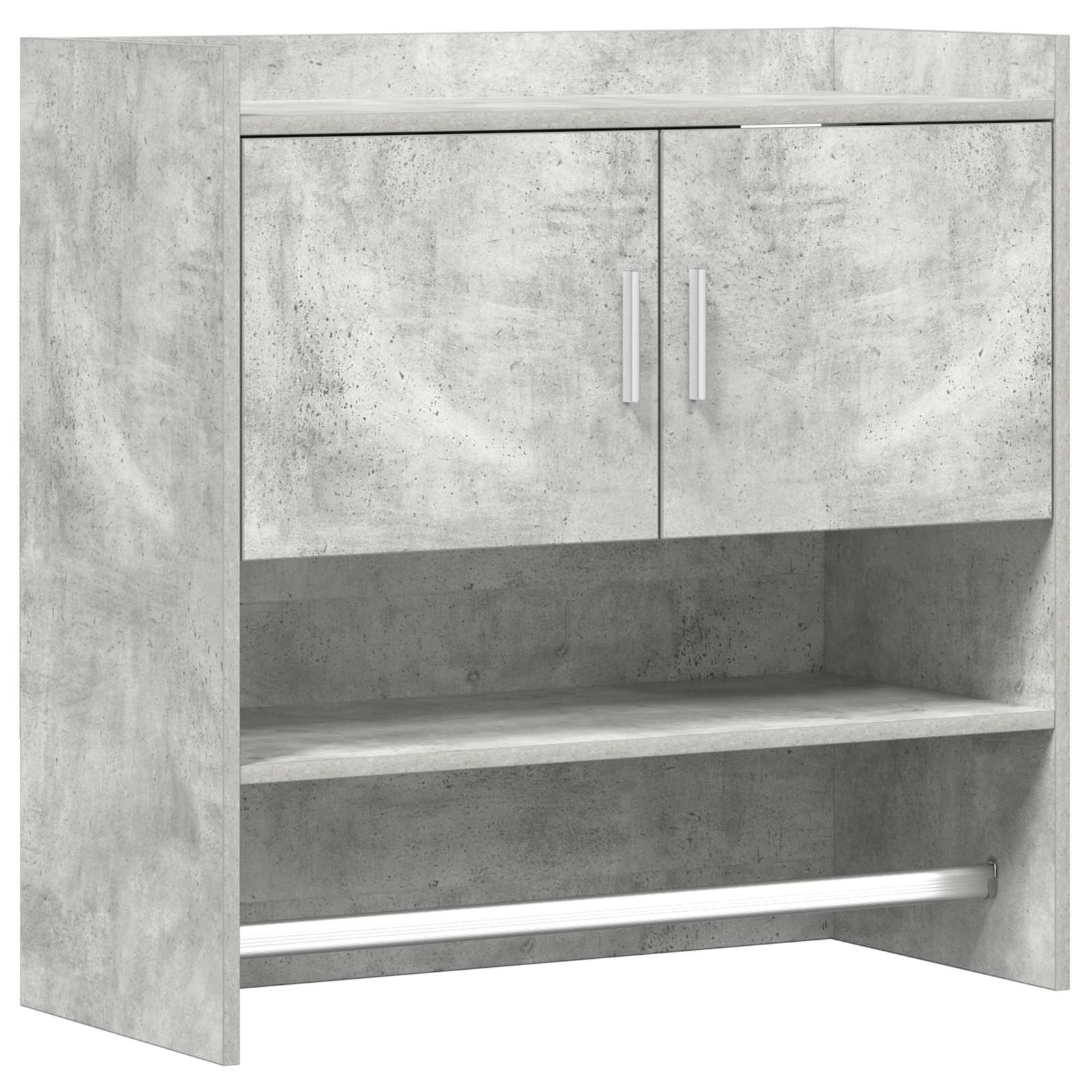 vidaXL Wandplank Muurmontage Wit 80 x 36 x 80 cm Bewerkt hout