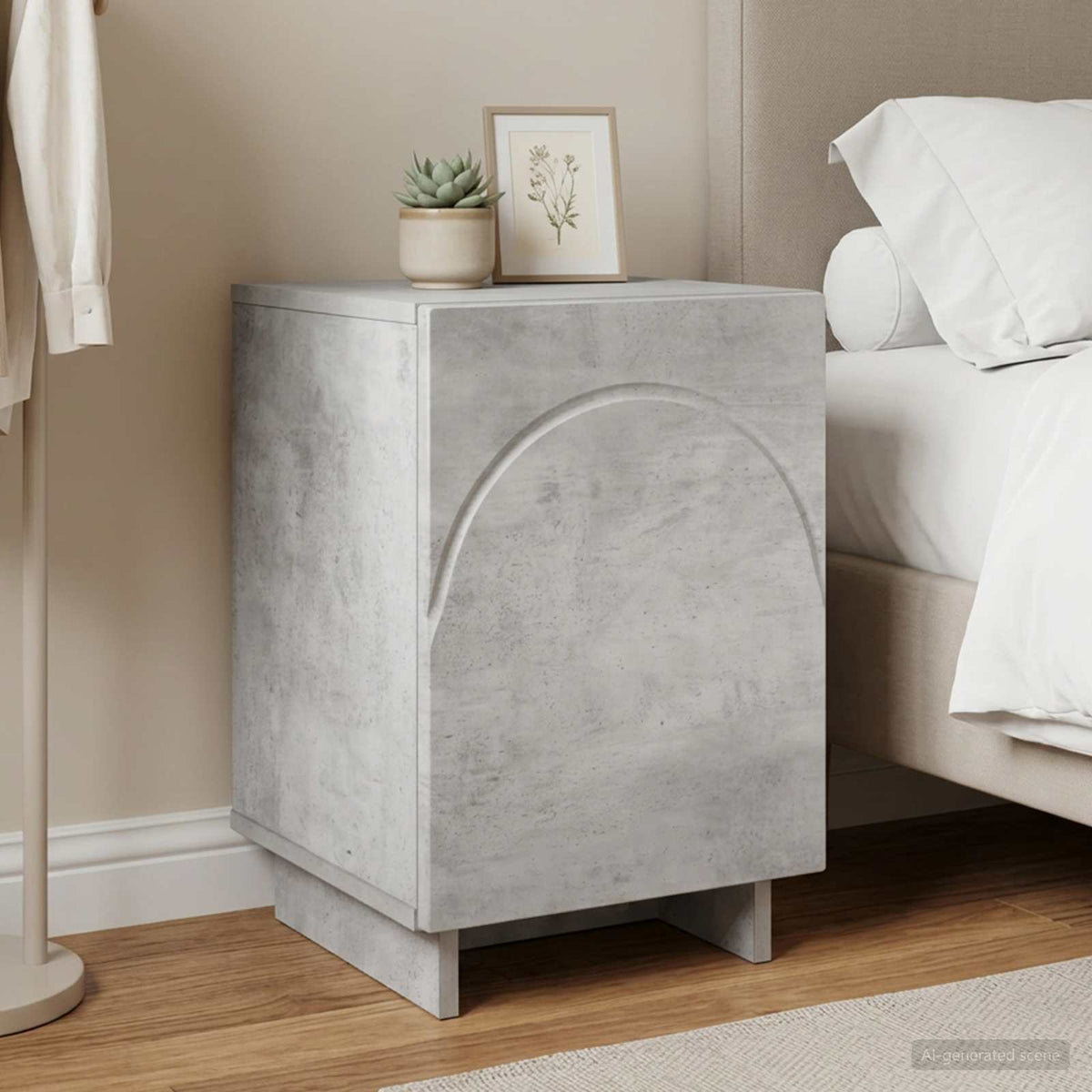 vidaXL Nachtkastje 2 pcs Gerookt eiken 33,5 x 34,5 x 50 cm