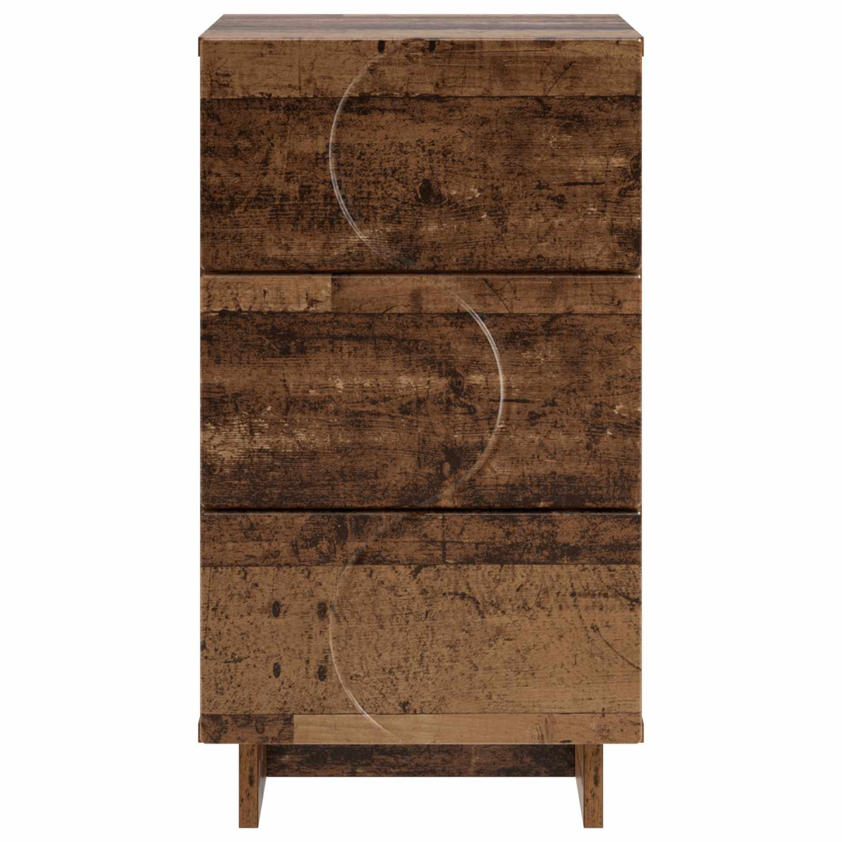 vidaXL Nachtkastje Wit 33,5 x 34,5 x 60 cm Bewerkt hout