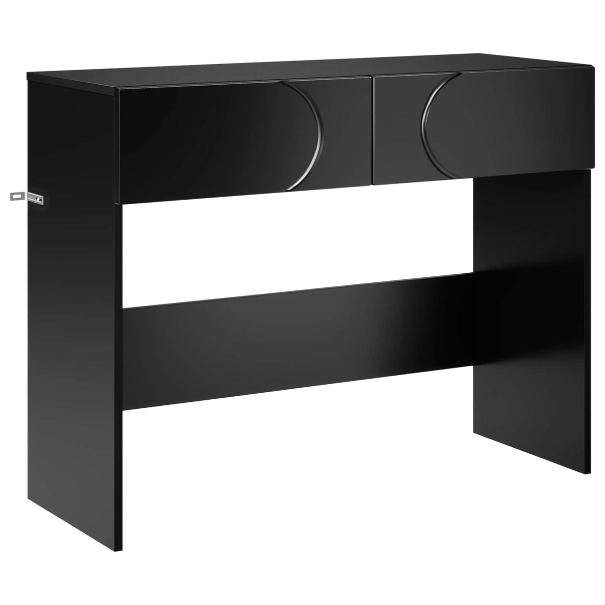 vidaXL Consoletafel Sonoma Eiken 96,5 x 38 x 75 cm Bewerkt hout