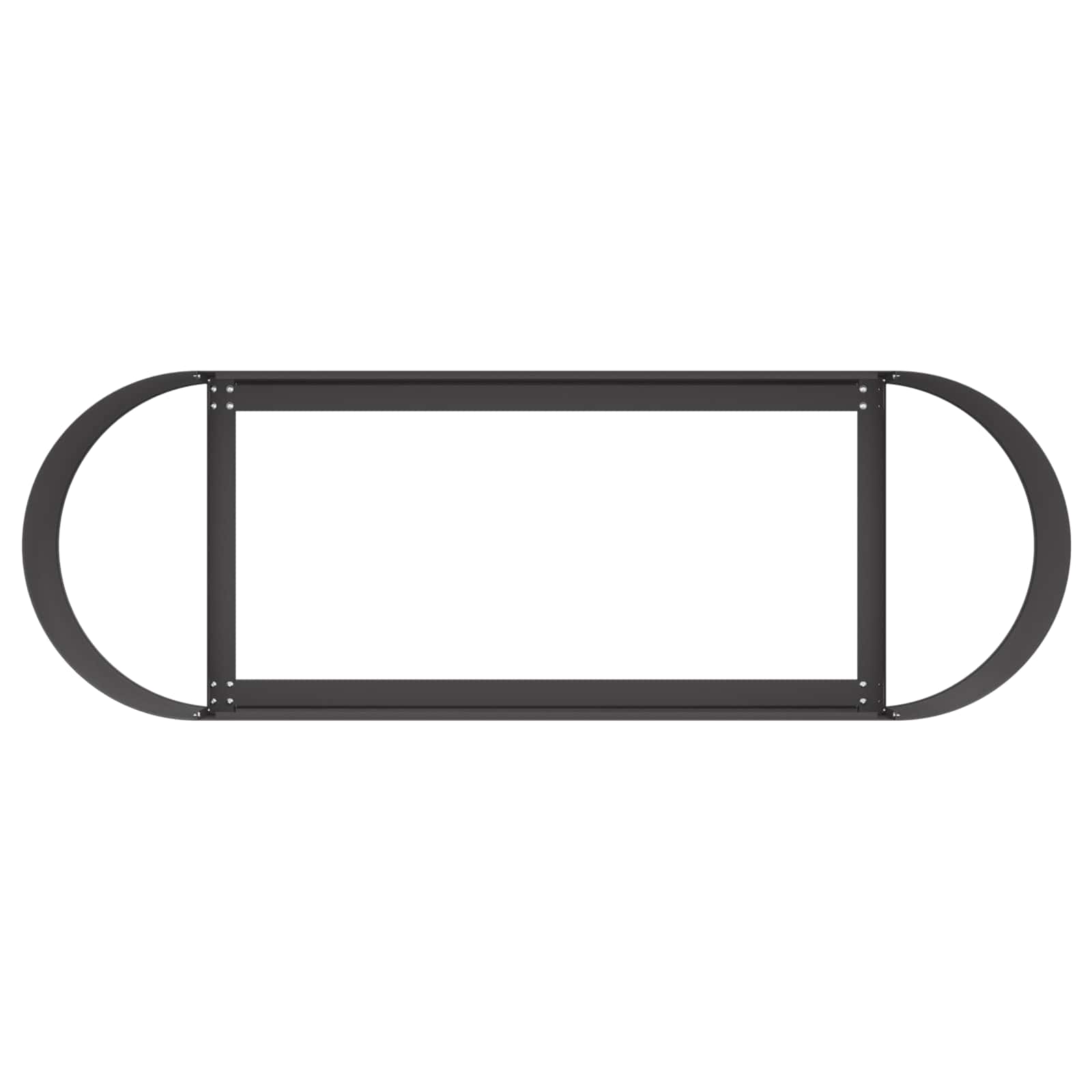 vidaXL Verhoogd Tuinbed Zwart 120 x 40 x 40 cm Staal