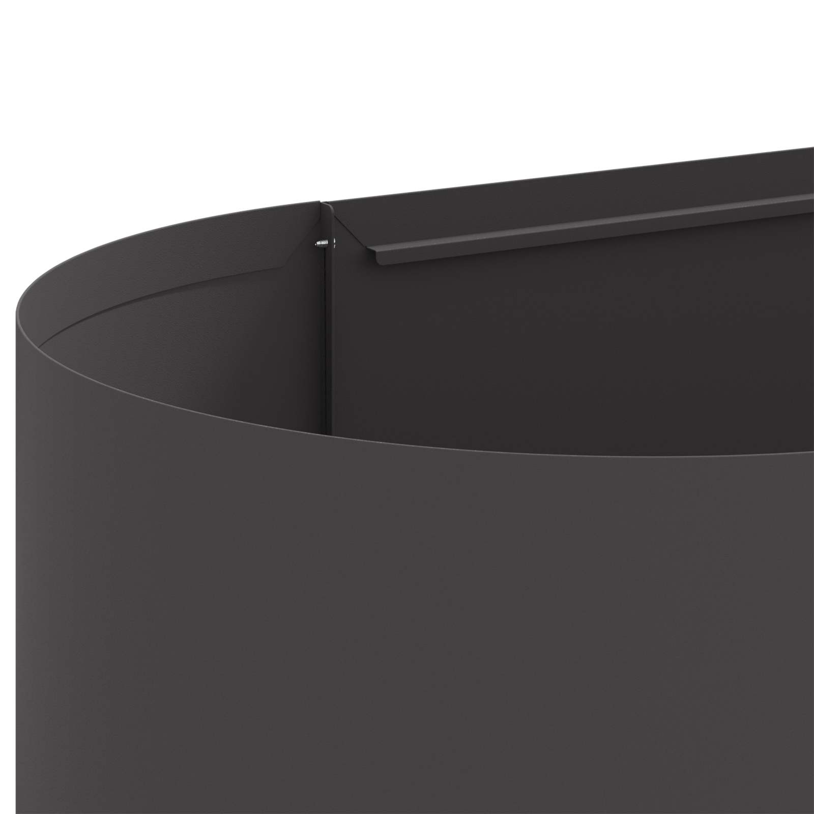 vidaXL Verhoogd Tuinbed Zwart 120 x 40 x 40 cm Staal
