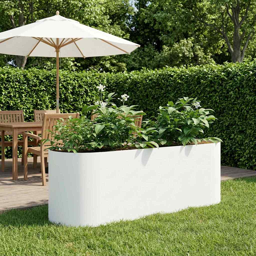 vidaXL Verhoogd Tuinbed Zwart 120 x 40 x 40 cm Staal
