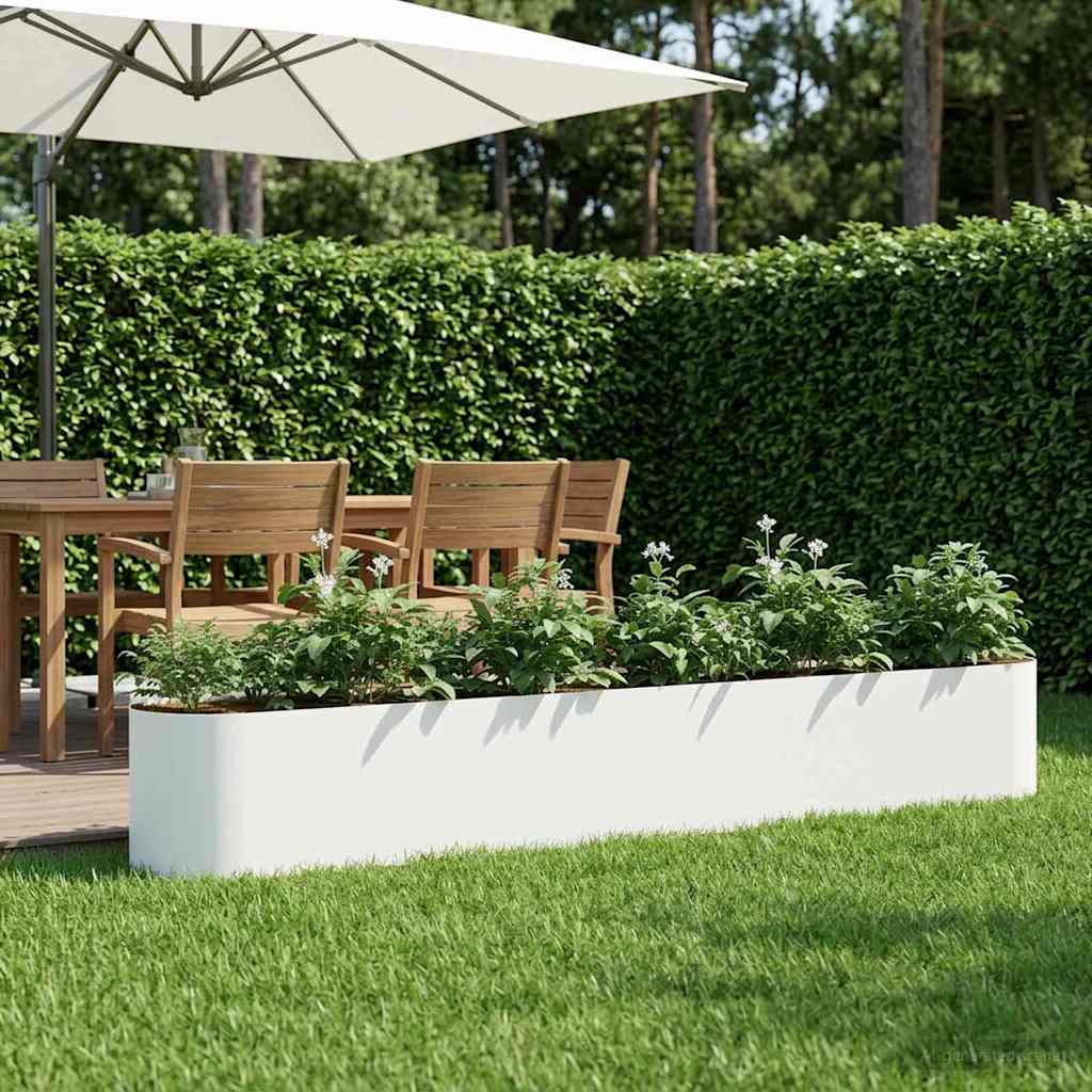 vidaXL Verhoogd Tuinbed Zwart 120 x 40 x 40 cm Staal