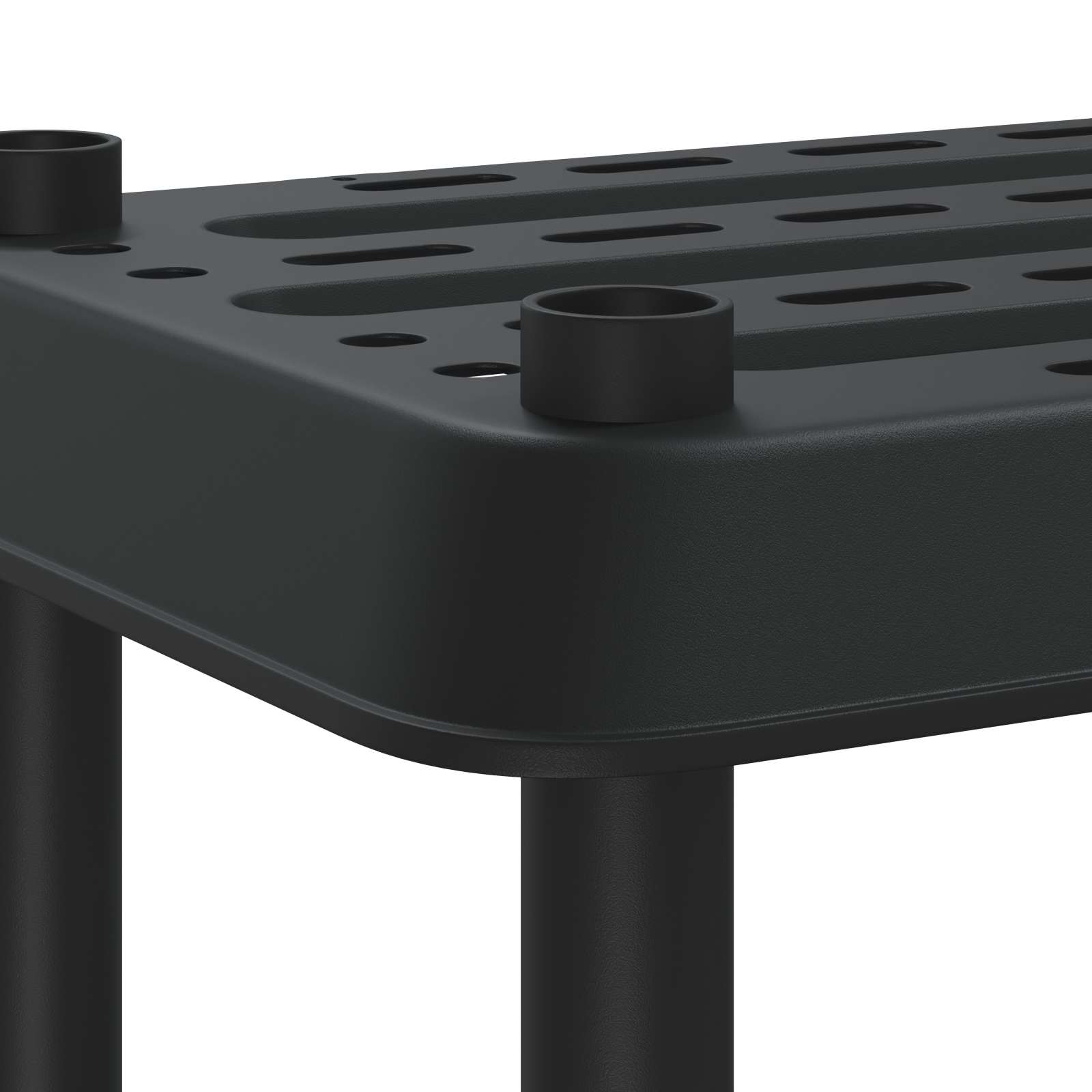 vidaXL Plankenunit 2-laags 100 x 40 x 55,5 cm PP Antracietkleurig