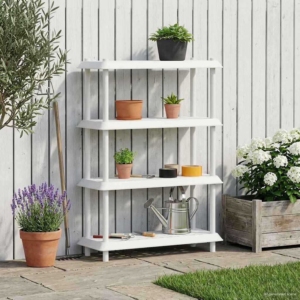 vidaXL Plankenunit 2-laags 100 x 40 x 55,5 cm PP Antracietkleurig
