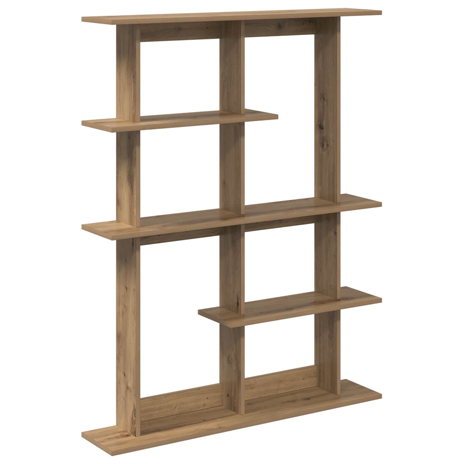 vidaXL Wandplank Wit 102 x 20 x 130 cm Bewerkt hout