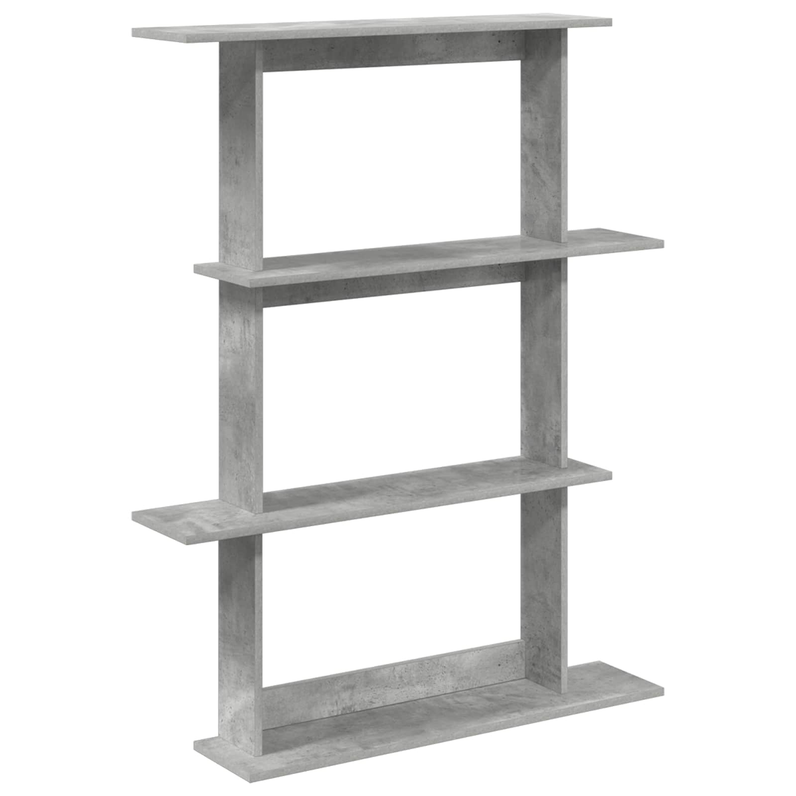 vidaXL Wandplank Wit 102 x 20 x 130 cm Bewerkt hout