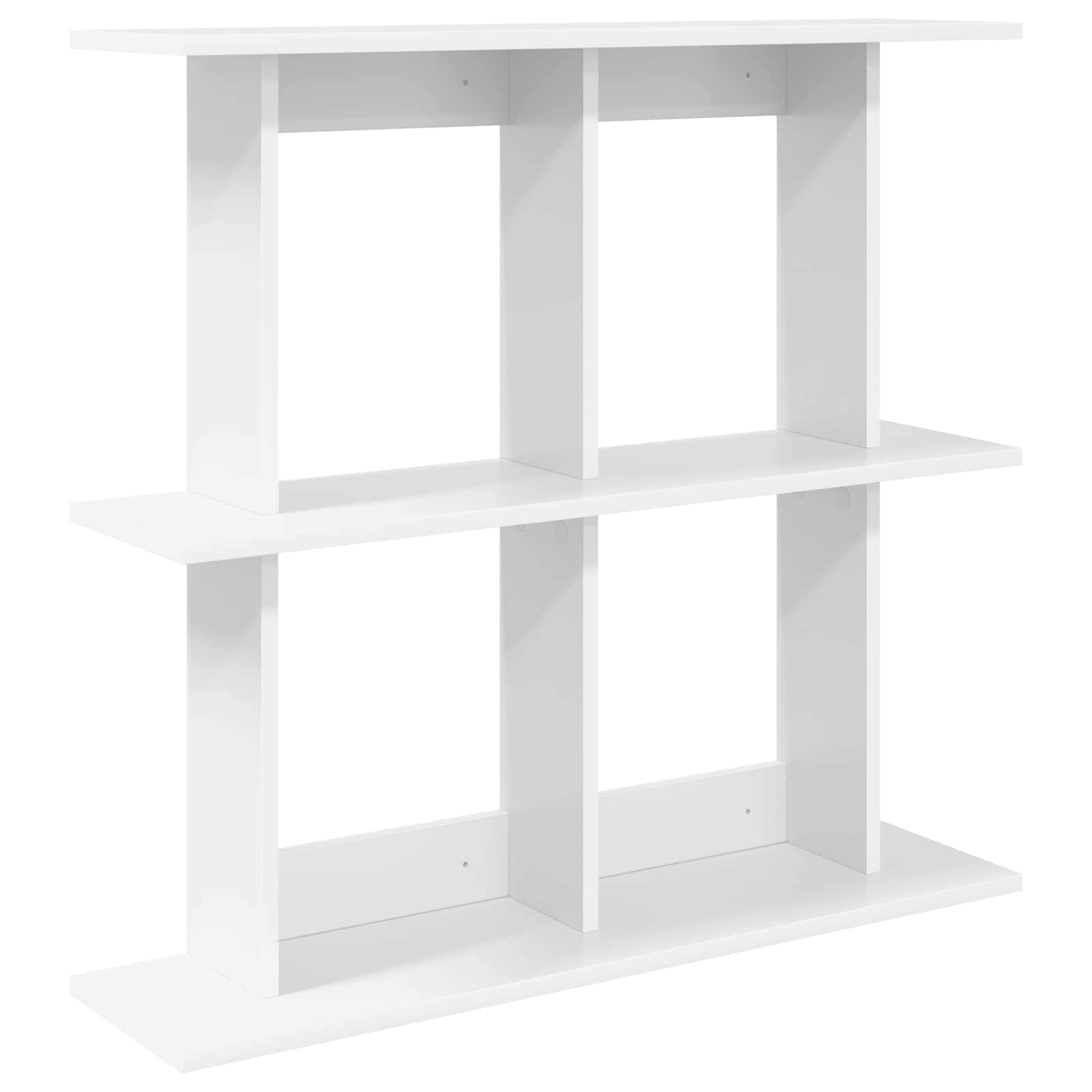 vidaXL Wandplank Muurmontage Wit 56 x 20 x 90 cm Bewerkt hout