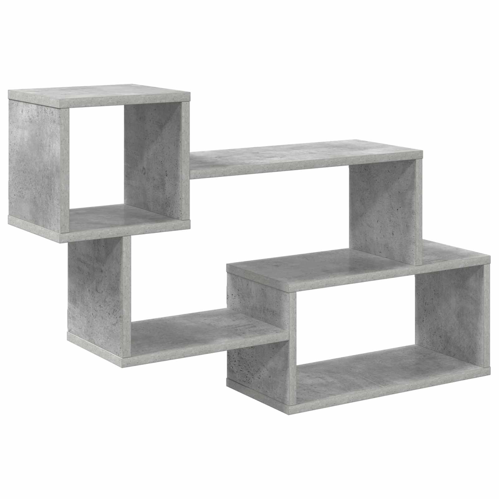 vidaXL Drijvende plank Muurmontage Wit 87 x 20 x 55 cm Bewerkt hout