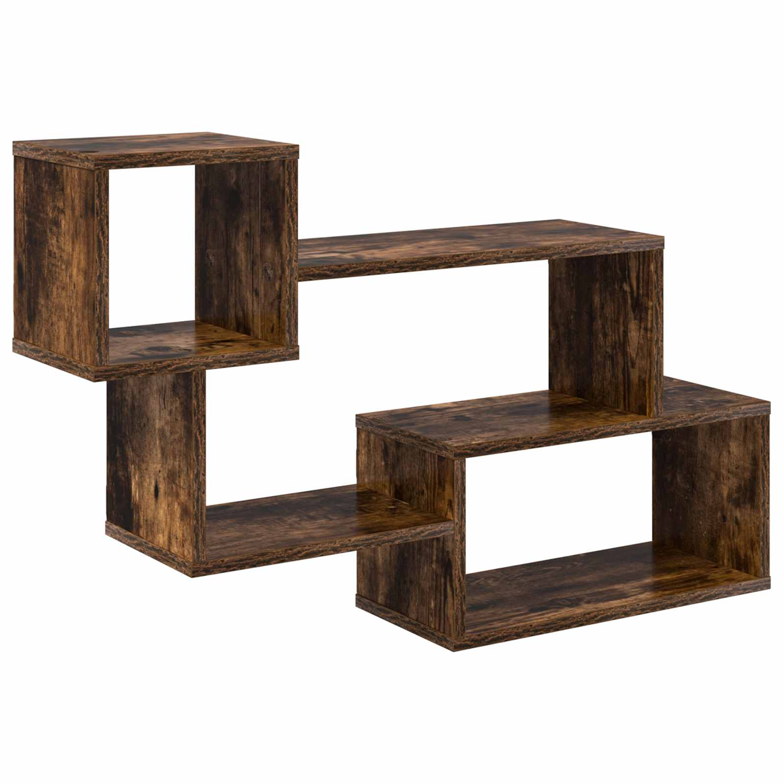 vidaXL Drijvende plank Muurmontage Wit 87 x 20 x 55 cm Bewerkt hout