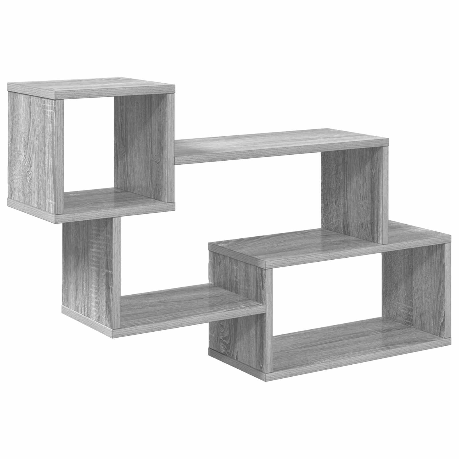 vidaXL Drijvende plank Muurmontage Wit 87 x 20 x 55 cm Bewerkt hout