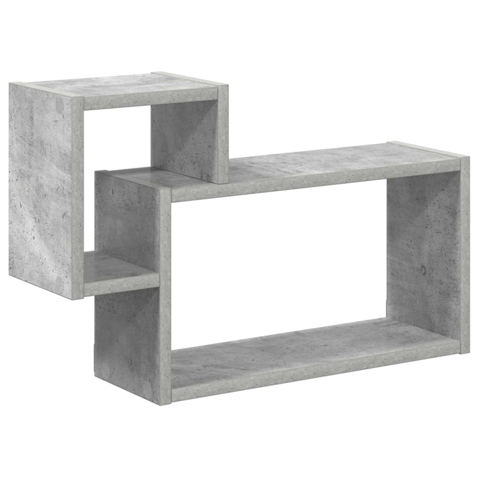 vidaXL Wandplank Muurmontage Wit 55 x 15 x 35 cm Bewerkt hout